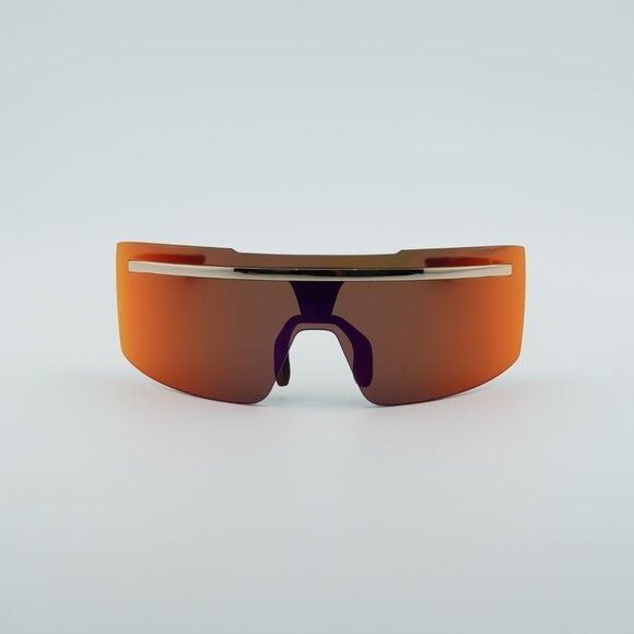 Nike NIKE ECHO SHIELD M F 750 Sunglasses Gold Shield Frame Size ONE SIZE - 3 Thumbnail