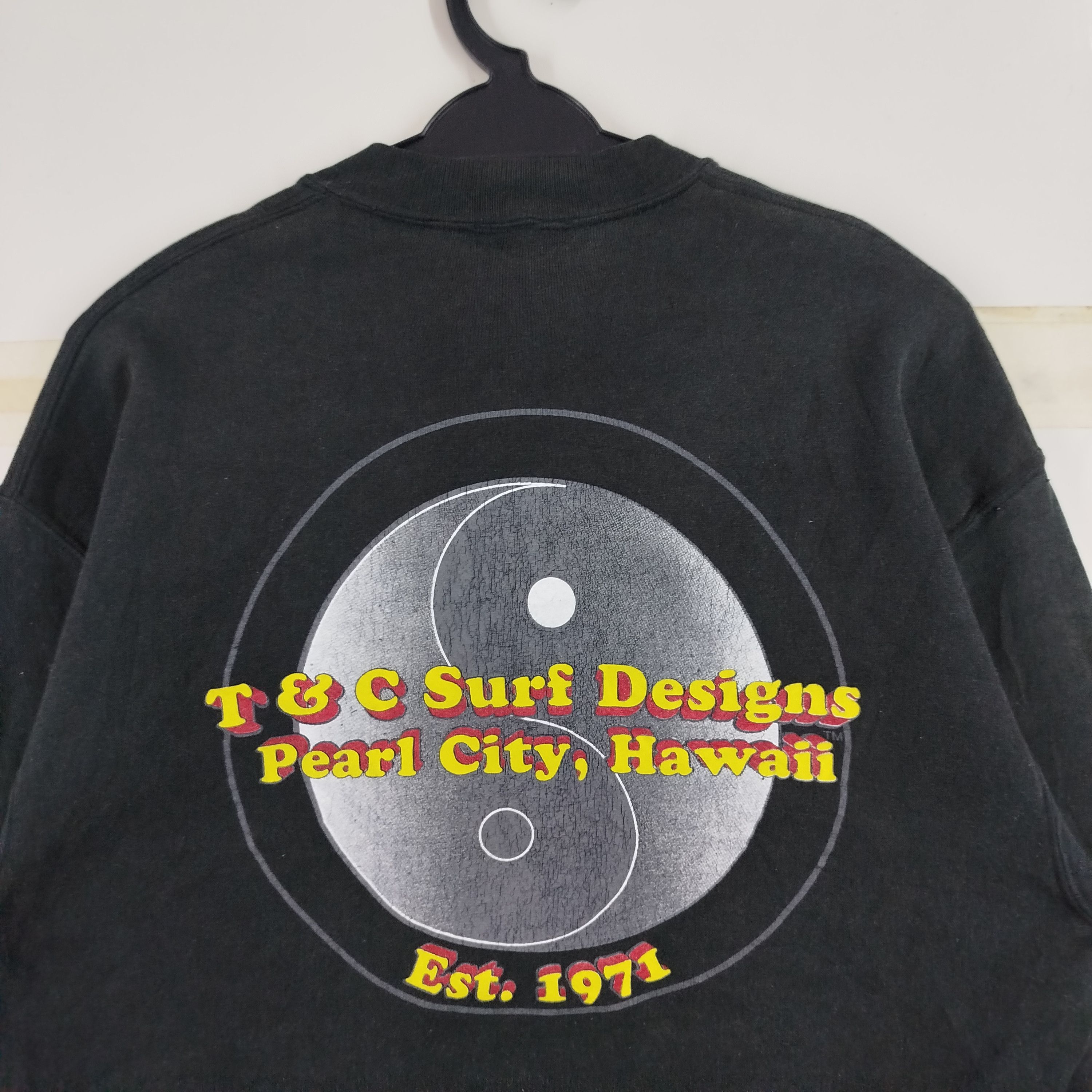 Vintage Vintage T&C Surf Designs Pearl City Hawaii Backhit Ying Yang Size US M / EU 48-50 / 2 - 2 Thumbnail