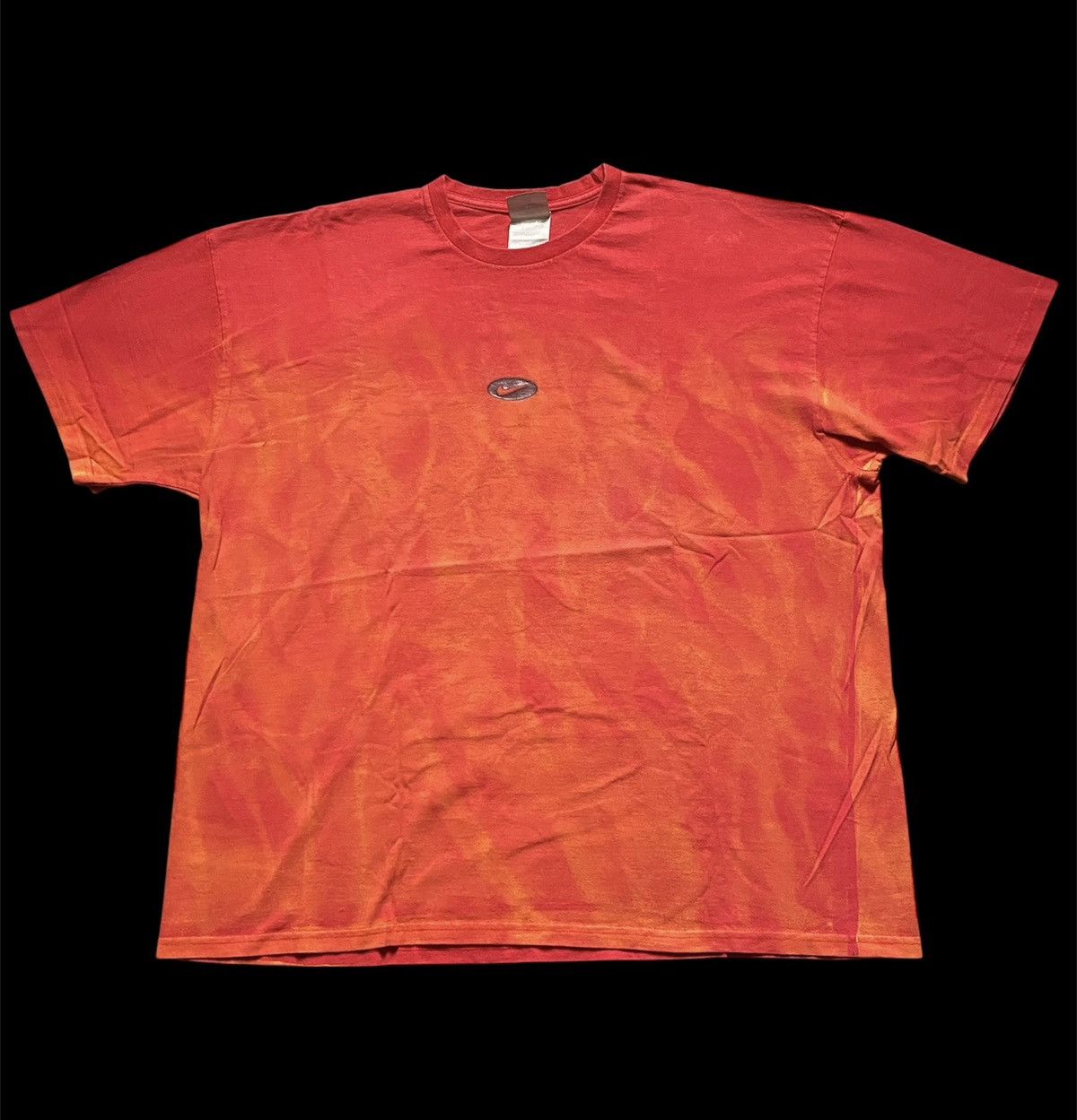 Vintage Y2K Nike Air Bakin Red Flame Center Swoosh Shirt