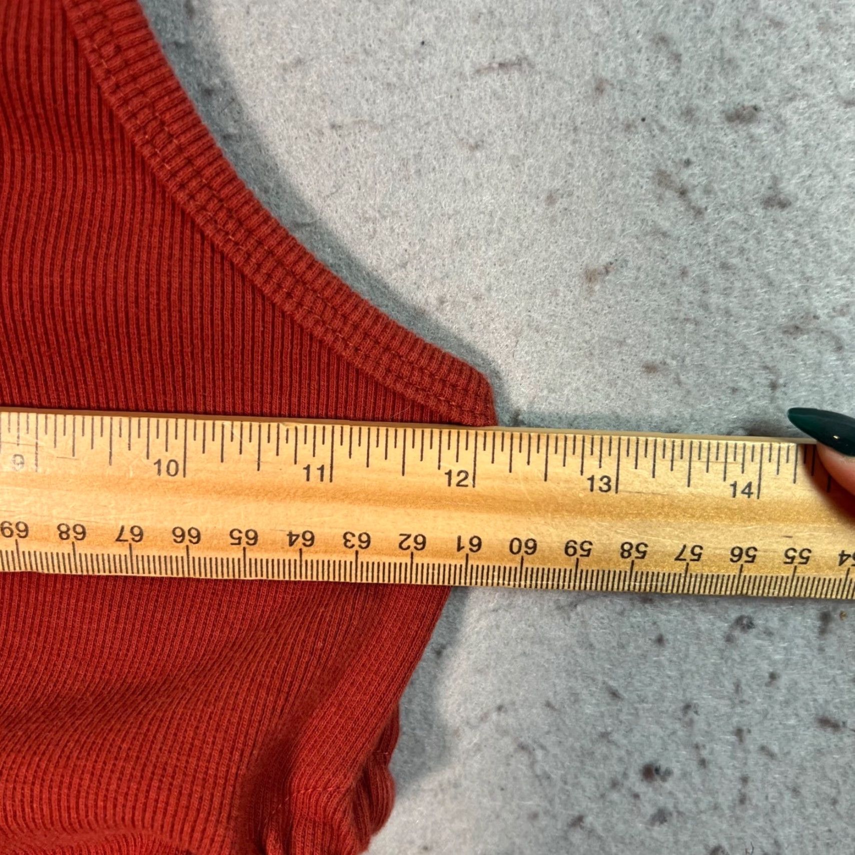 Vintage Pull & Bear Womens Small Red Sleeveless Tank Top Side Ties Cotton Blend Casual Summer Knit Shirt Size S / US 4 / IT 40 - 5 Thumbnail