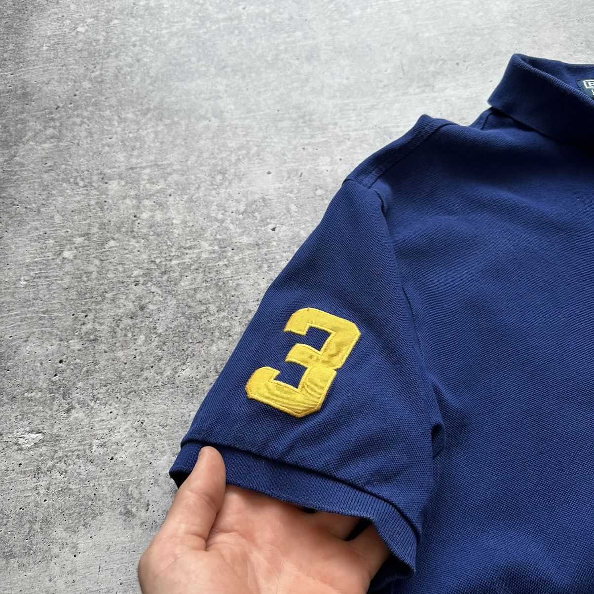Designer × Polo Ralph Lauren Polo Ralph Lauren 3 Big Pony Polo Shirt Chief Keef Blue Size US XXL / EU 58 / 5 - 7 Thumbnail