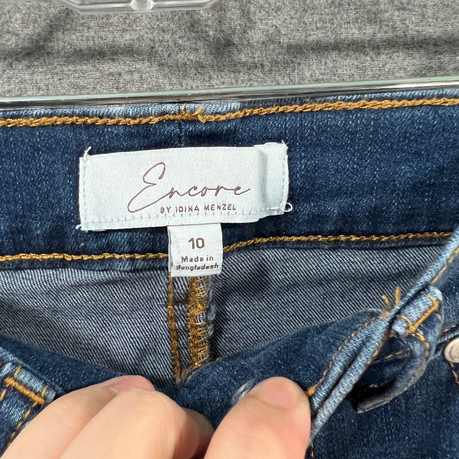 Other Encore by Idina Menzel Regular High Waisted Crop Jeans Size 32" / US 10 / IT 46 - 3 Thumbnail