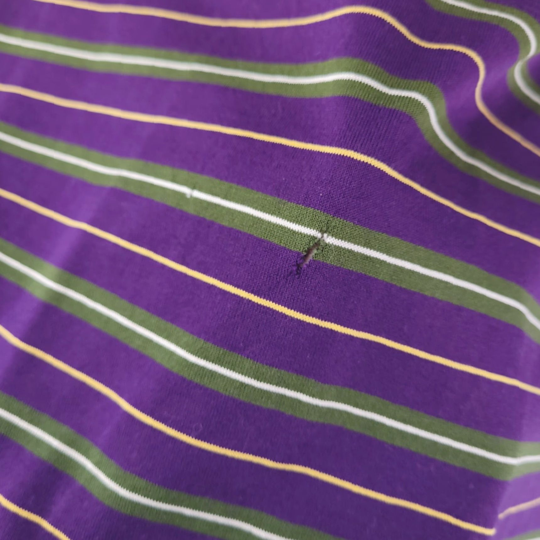 Polo Ralph Lauren Polo Ralph Lauren Shirt Mens XL Golf Green Purple Stripe Relaxed Fit Size US XL / EU 56 / 4 - 5 Thumbnail