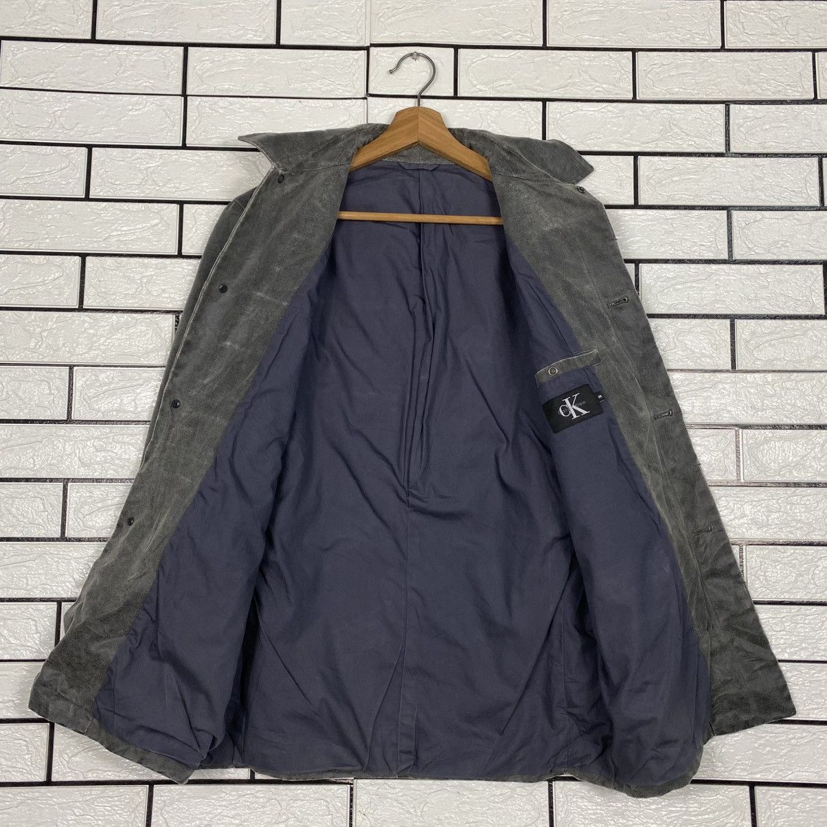 Calvin Klein 📌Vintage Chore Leather Jacket Worker Calvin Klein Size US M / EU 48-50 / 2 - 14 Thumbnail