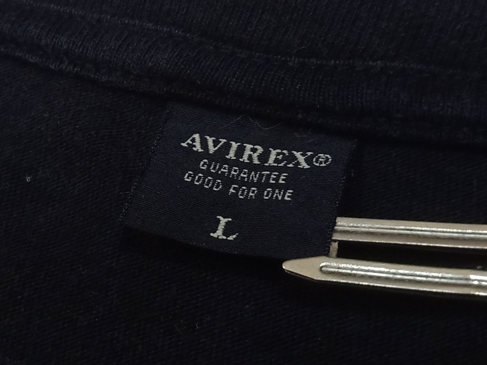 Avirex AVIREX Air Force Big Logo Spell Out Black L Size T-Shirt Size US L / EU 52-54 / 3 - 7 Thumbnail