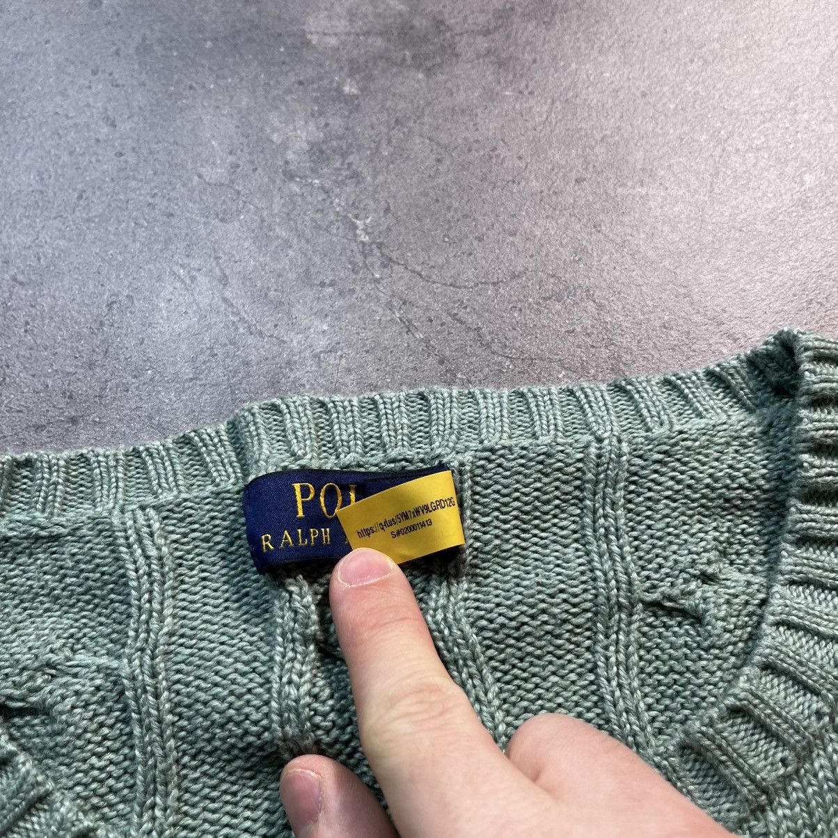 Polo Ralph Lauren Polo Ralph Lauren Small Pony Cable Knit Sweater Old Money Size US L / EU 52-54 / 3 - 9 Thumbnail