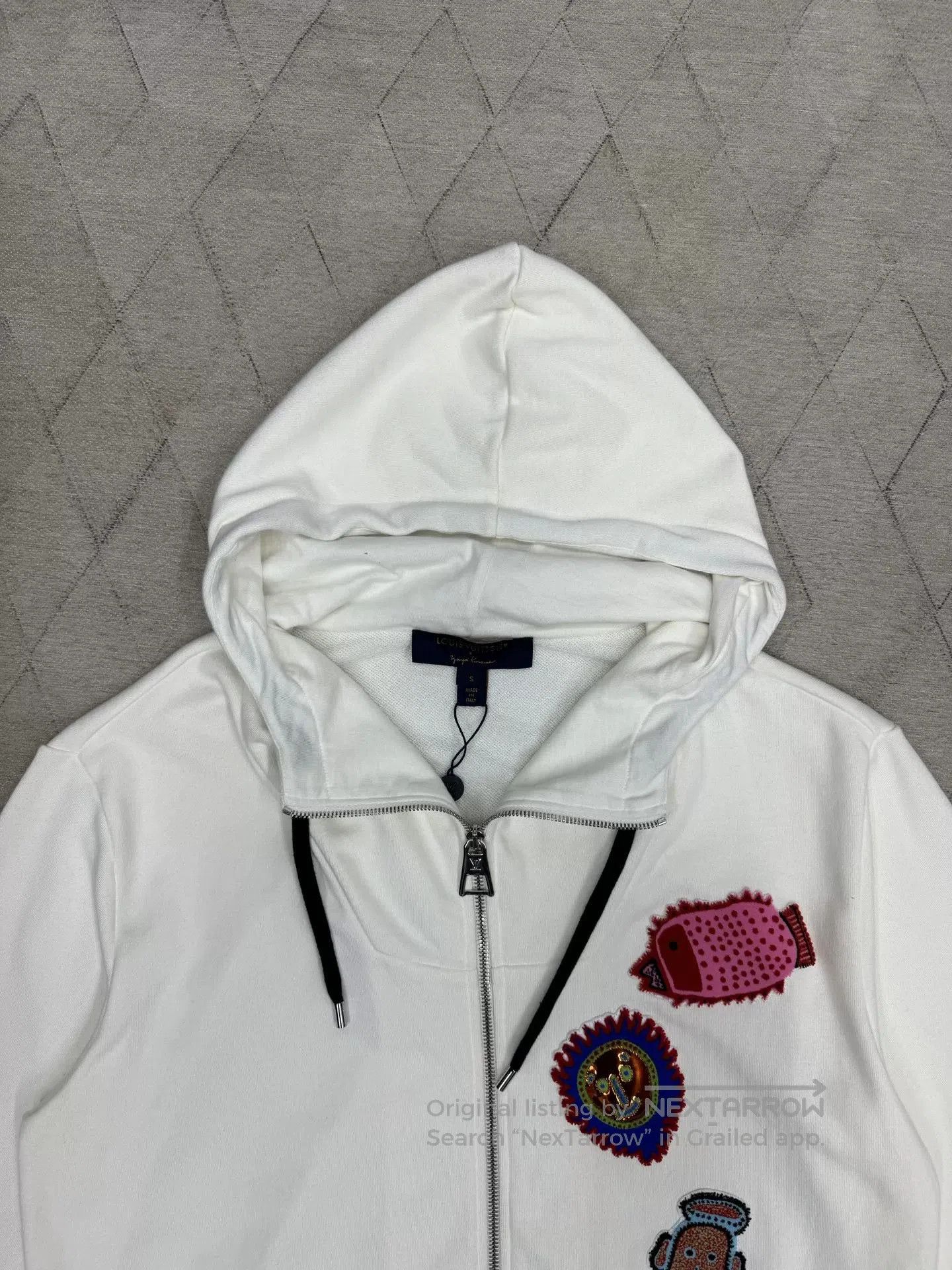 Louis Vuitton LV x YK Kusama Badge Embroidered Hoodie. Size US S / EU 44-46 / 1 - 2 Thumbnail