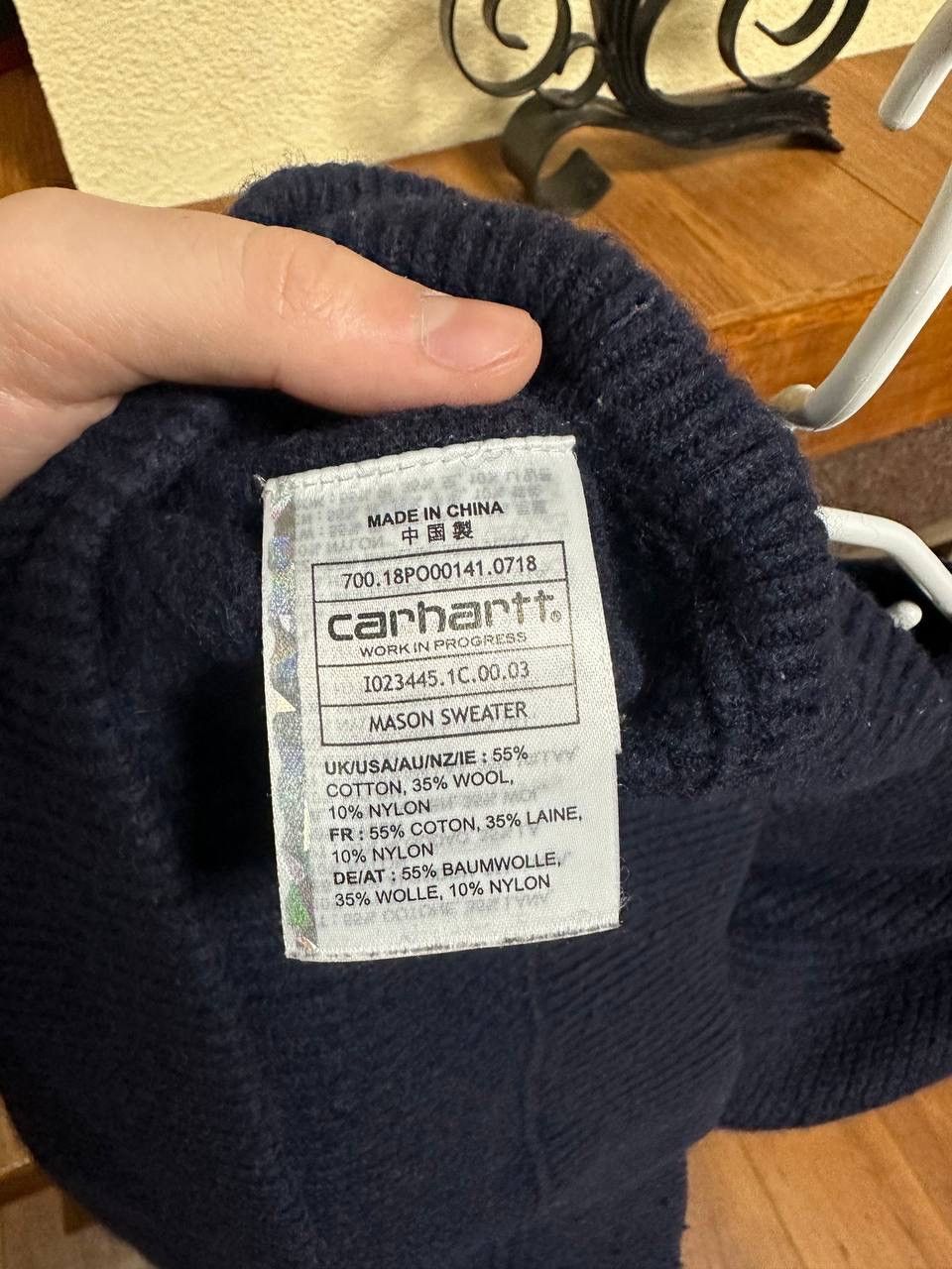Carhartt × Carhartt Wip Carhartt Mason Sweater Size L Size US L / EU 52-54 / 3 - 5 Thumbnail