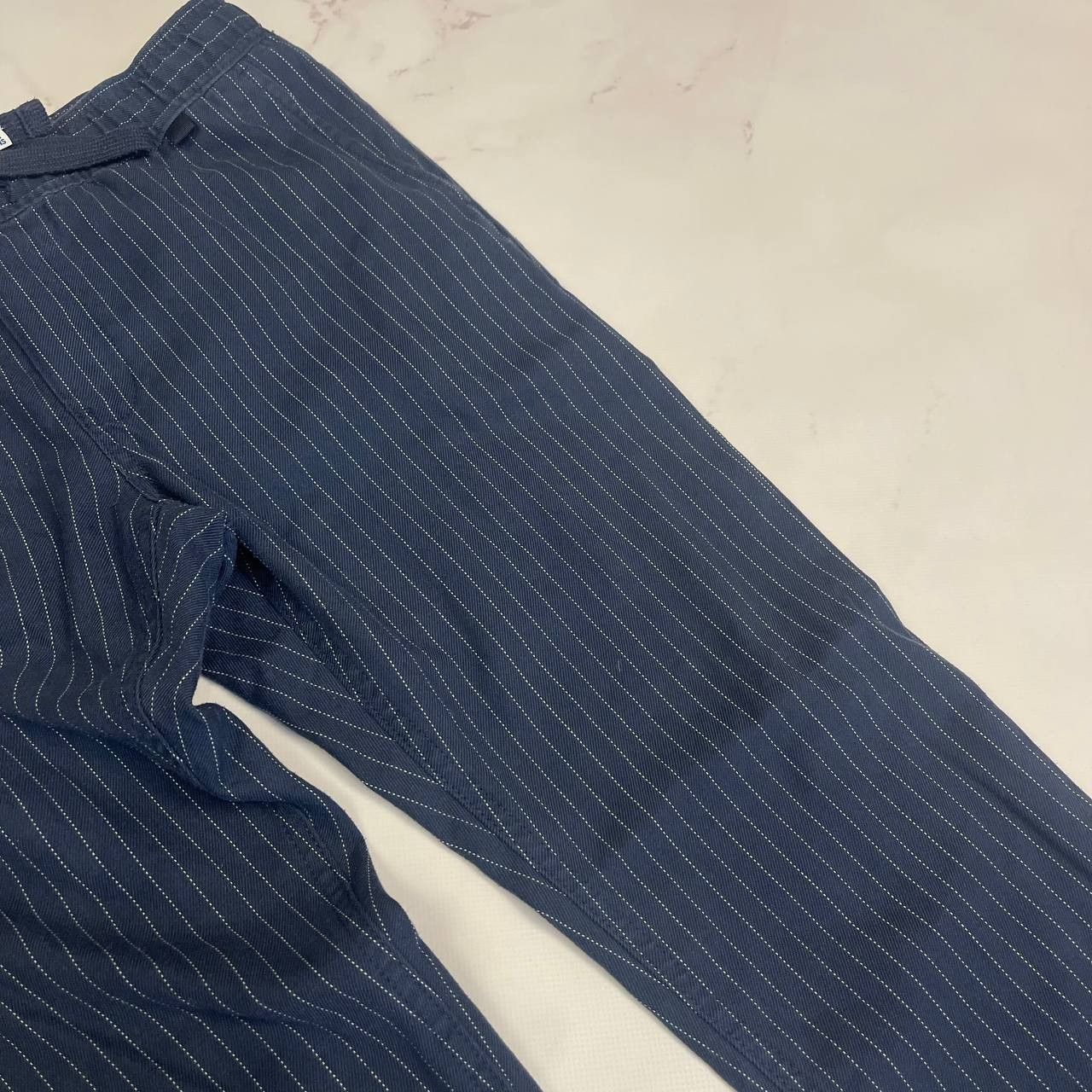 Tommy Hilfiger Tommy Hilfiger Striped Casual Pants Strech Size M Blue Size US 42 / EU 58 - 6 Thumbnail