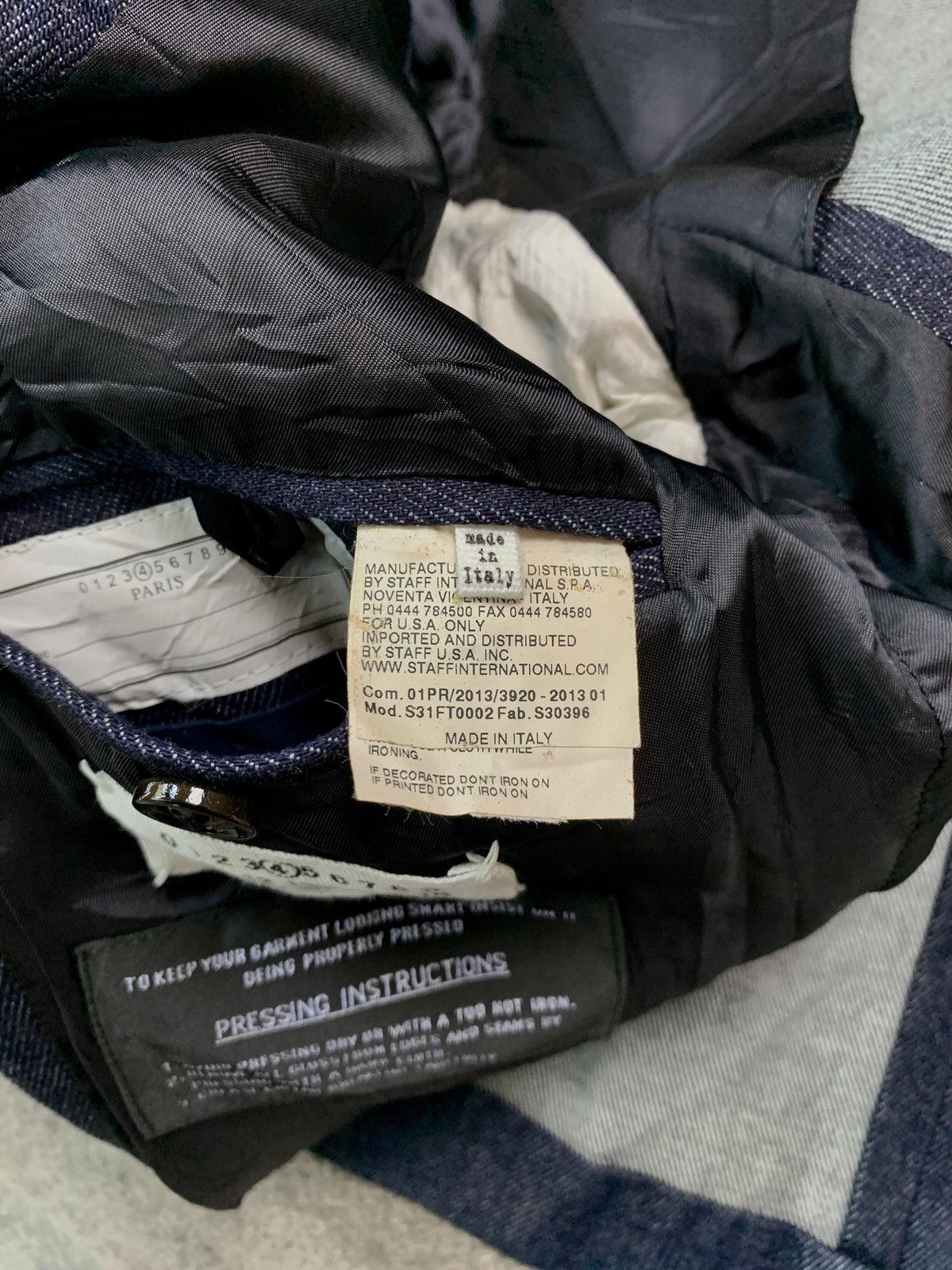 Maison Margiela FREE TAX! Line 4 Indigo Denim Blazer Jacket Size US S / EU 44-46 / 1 - 9 Thumbnail