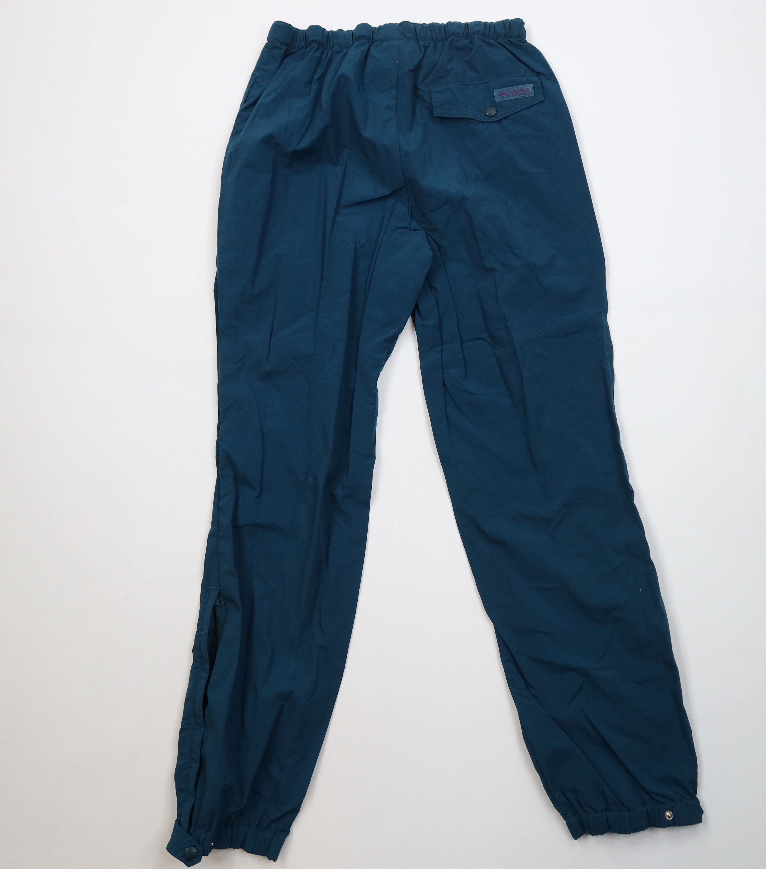 Columbia Vintage 90s Columbia Belted Windbreaker Joggers Pants Teal Size US 32 / EU 48 - 9 Thumbnail