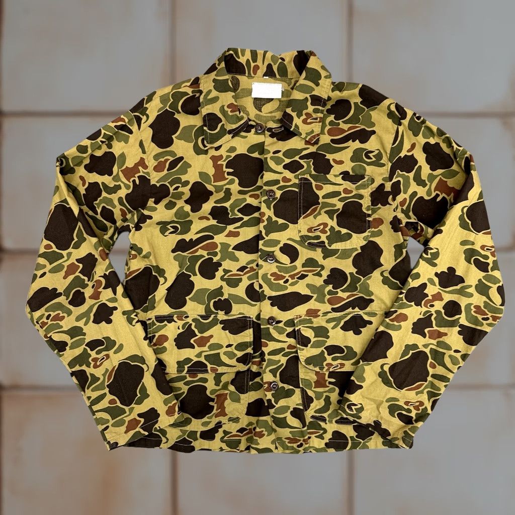 Vintage VINTAGE 80s Duck Camo 3 Pocket Cotton Shirt Medium Men Button-Up Shirt Size US M / EU 48-50 / 2 - 1 Thumbnail