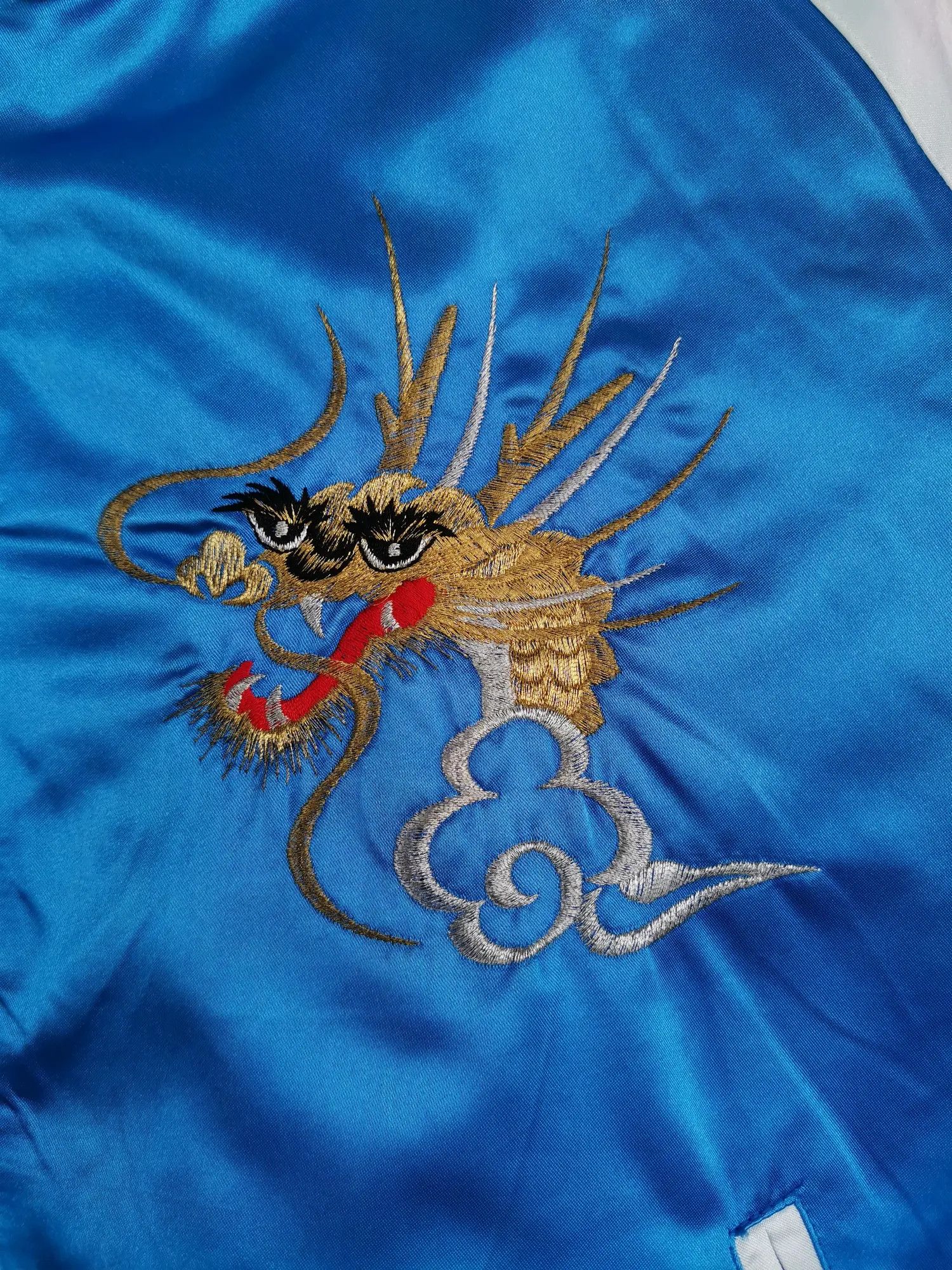 Japanese Brand Vintage!!! Sukajan Dragon Souvenir Embroidered Logo Jacket Size US L / EU 52-54 / 3 - 6 Thumbnail