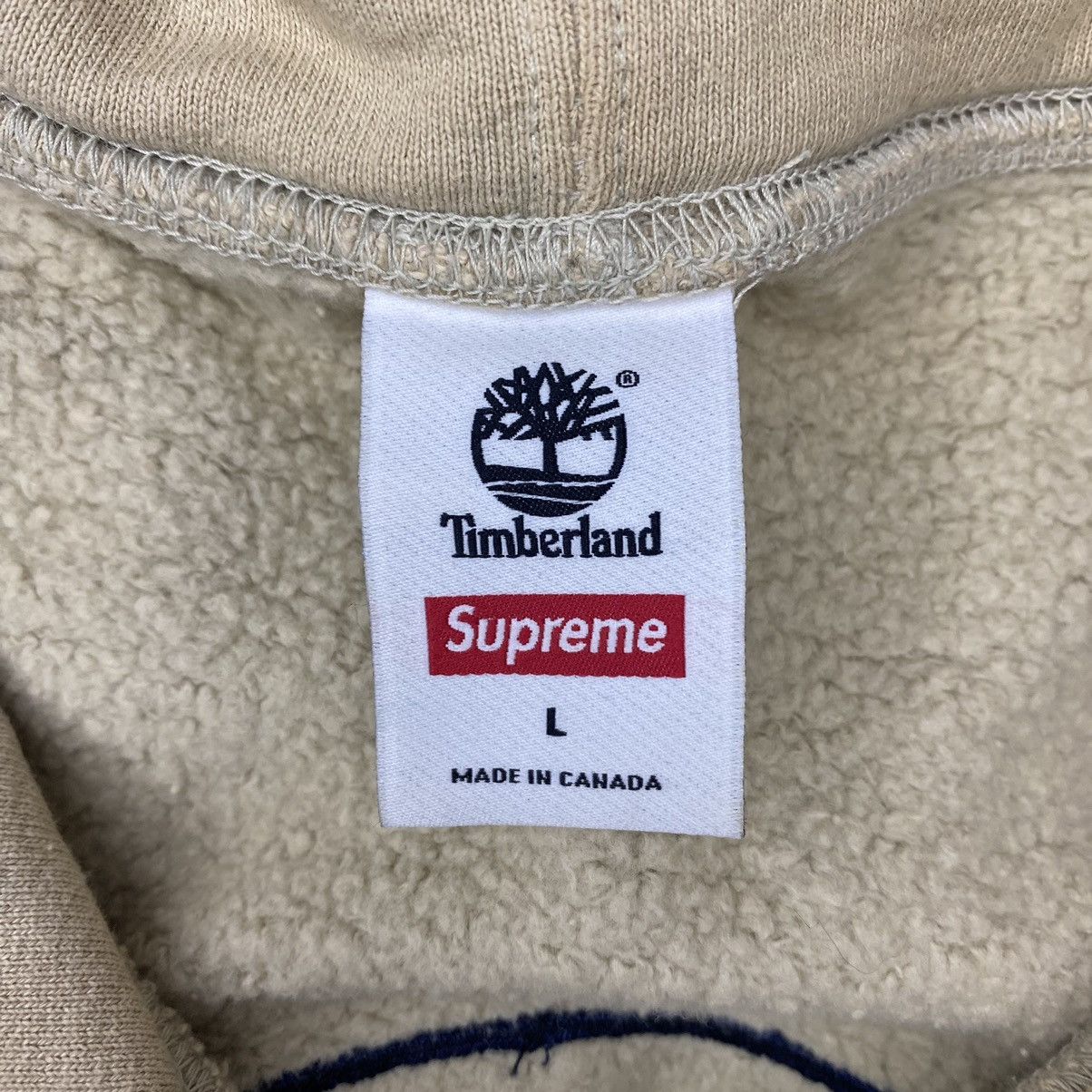 Supreme × Timberland Supreme Timberland FW21 Taupe Hoodie Size US M / EU 48-50 / 2 - 12 Thumbnail