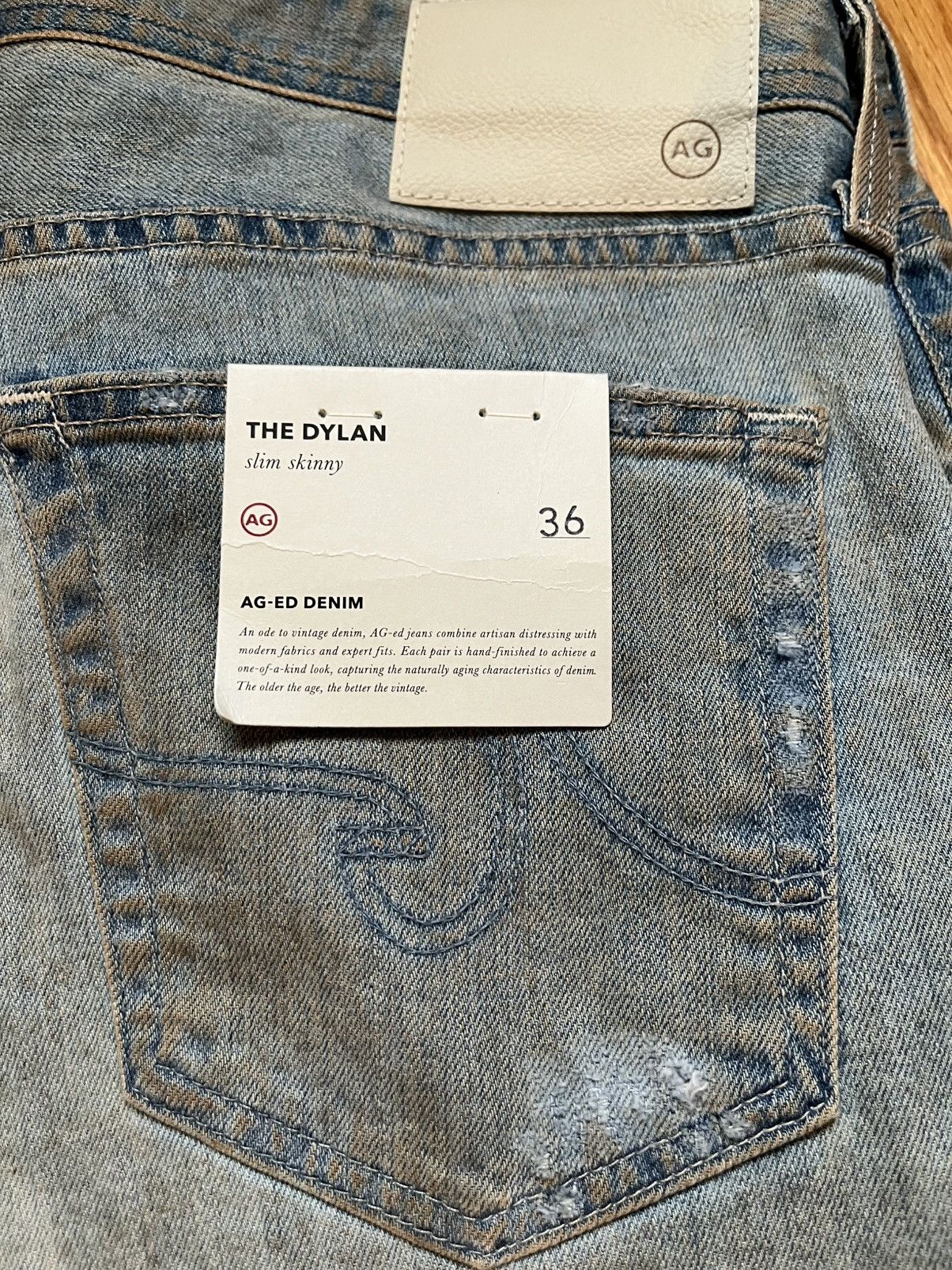 AG Adriano Goldschmied AG The Dylan Slim Skinny Jeans Size 36 - Brand New Size US 36 / EU 52 - 3 Thumbnail