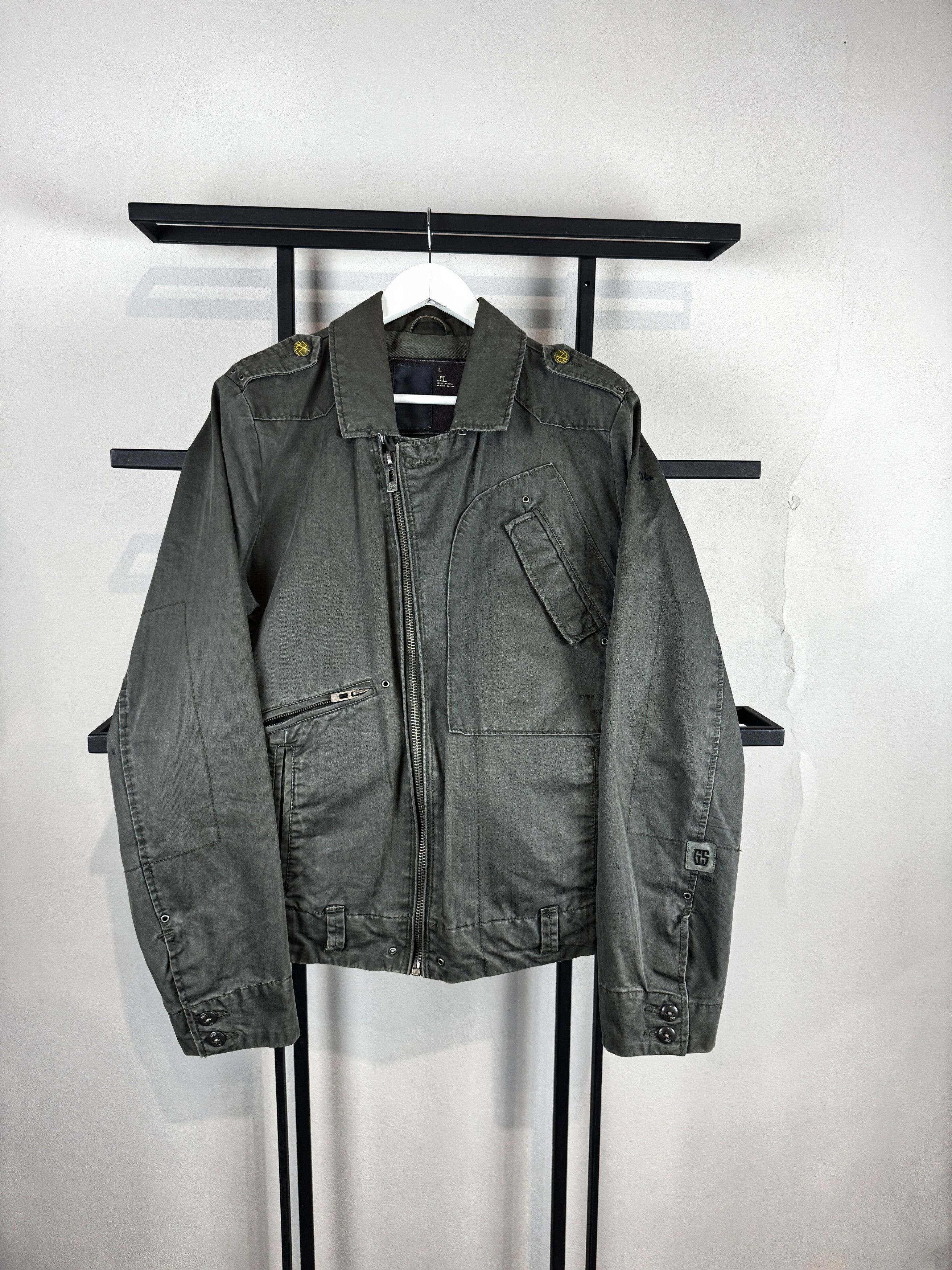 G-Star Olive Utility Jacket Multi Pocket Military Style Vintage Y2K Size US M / EU 48-50 / 2 - 3 Thumbnail