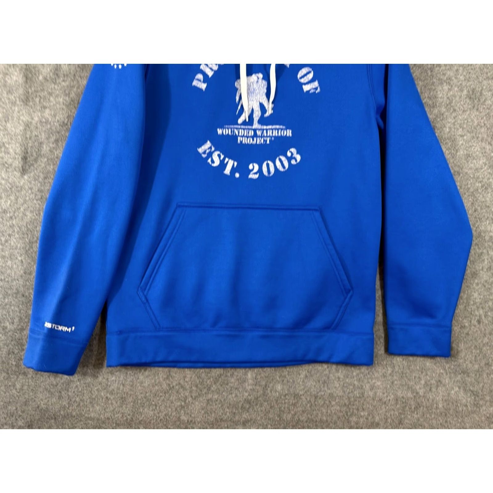 Under Armour Under Armour Wounded Warrior Project Hooded Sweatshirt Mens S Blue Fleece Loose Pullover Hoodie Shirt Size US S / EU 44-46 / 1 - 4 Thumbnail