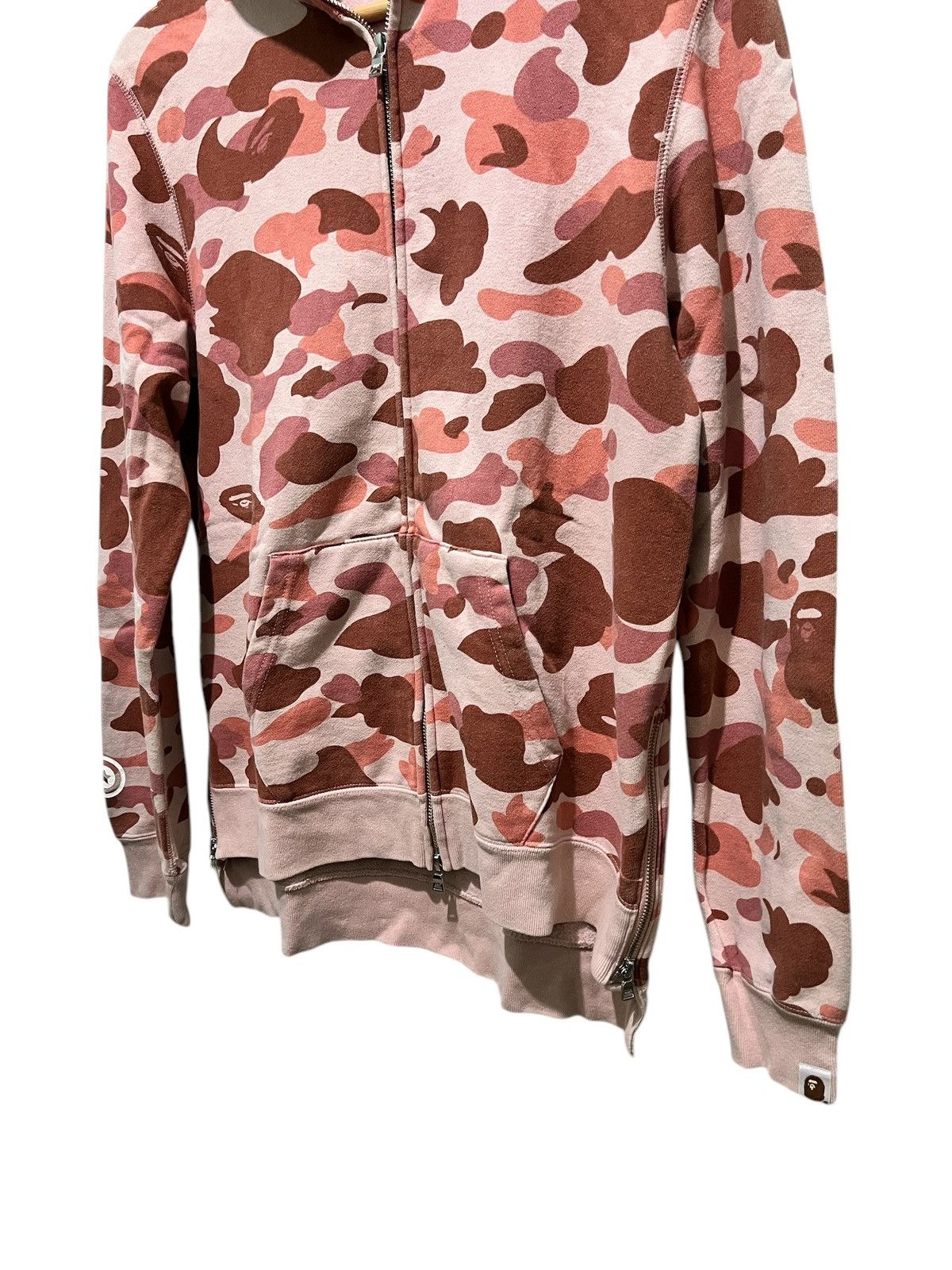 Bape BAPE WGM Camo Shark Full Zip Hoodie Size S / US 4 / IT 40 - 9 Thumbnail