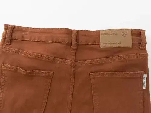 Japanese Brand Brown Stacked Denim Jeans Size US 32 / EU 48 - 3 Thumbnail