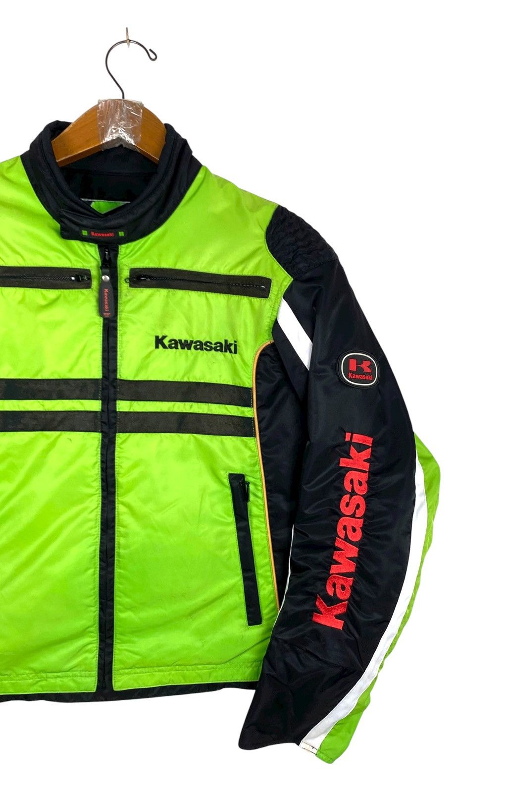 Japanese Brand Rare‼️ Kawasaki Racing Motorcycle Jacket Size US S / EU 44-46 / 1 - 4 Thumbnail