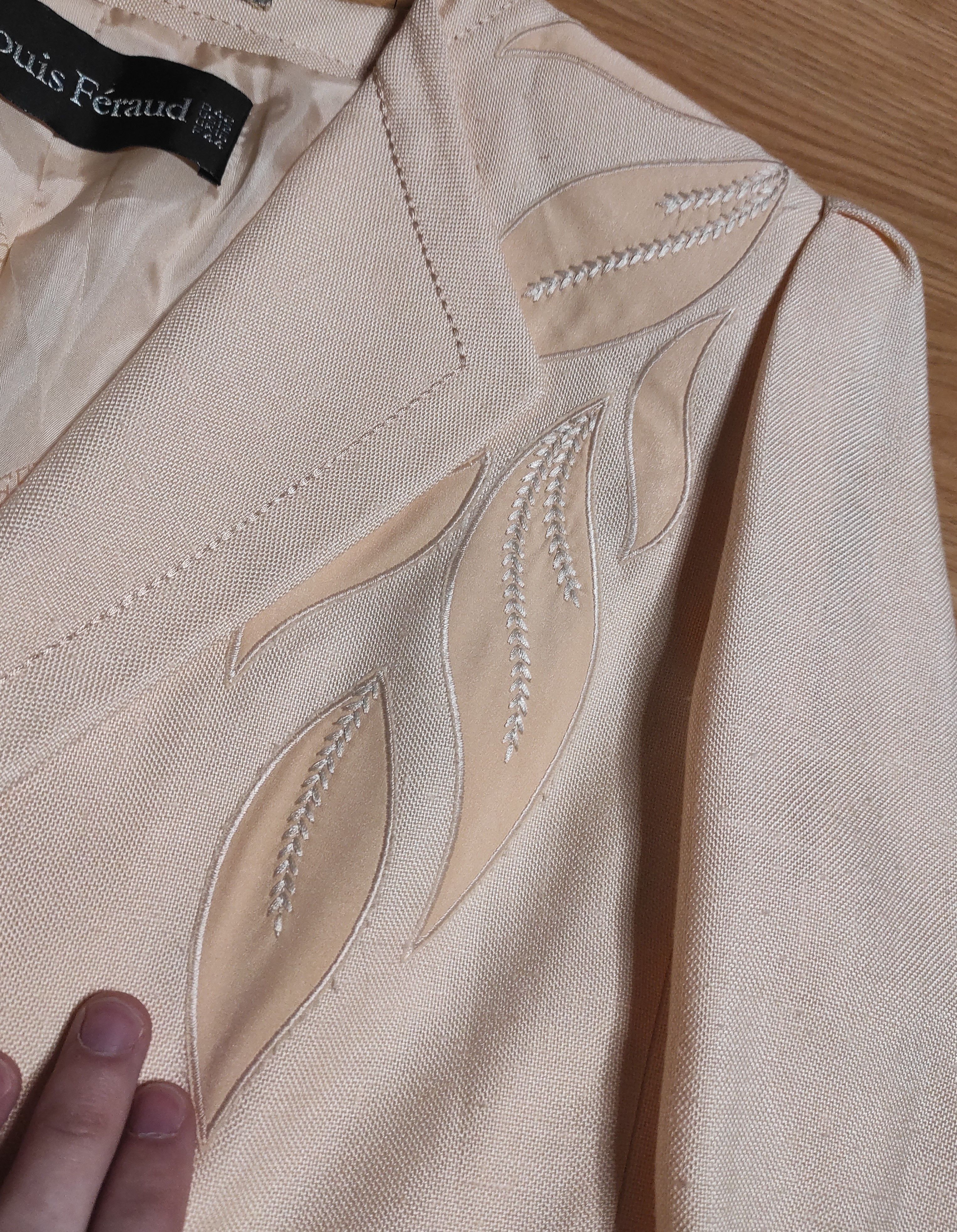 Designer × Louis Feraud **NEW! Louis Feraud 100% Viscose Blazer** Size XL / US 12-14 / IT 48-50 - 2 Thumbnail