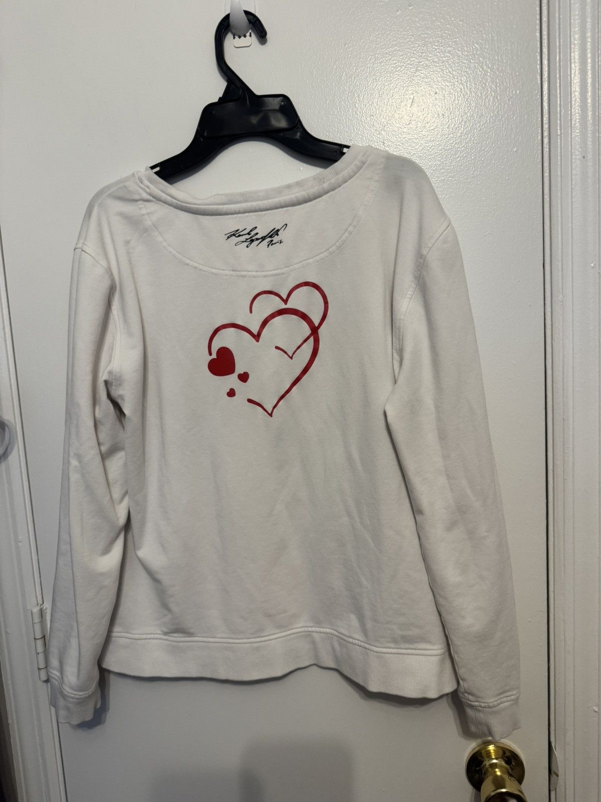 Karl Lagerfeld Karl Lagerfeld Paris Black Tie Emoji Sweatshirt Size Medium Size M / US 6-8 / IT 42-44 - 2 Thumbnail