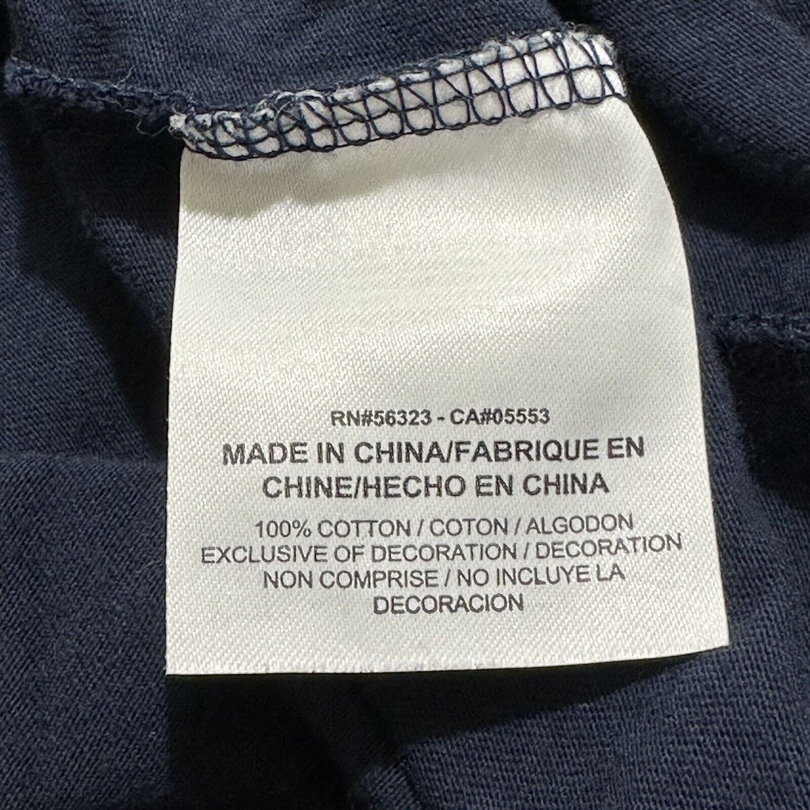 Nike Nike Large Athletic Cut Navy Graphic T Shirt Spellout Logo Size US L / EU 52-54 / 3 - 12 Thumbnail