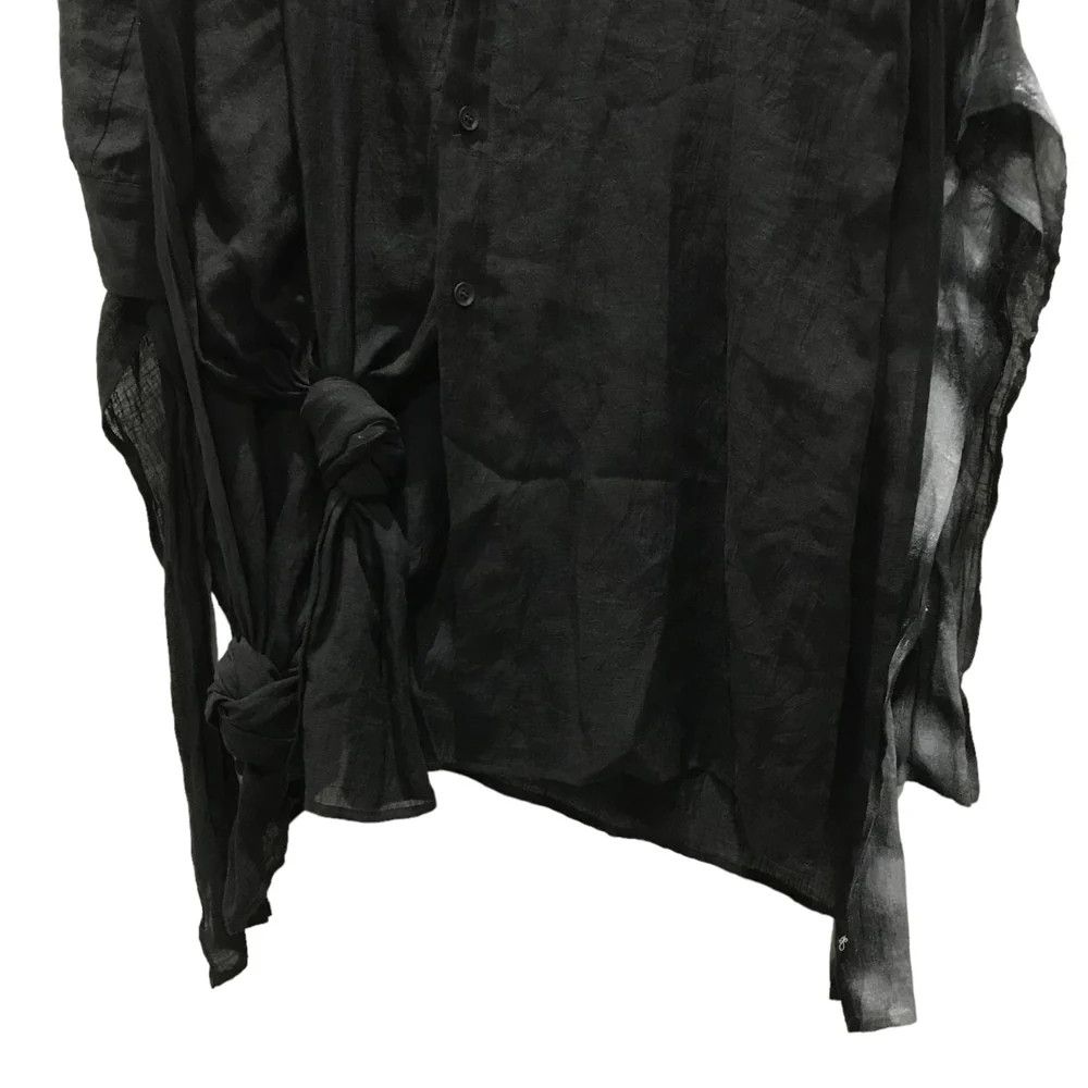 Yohji Yamamoto Yohji Yamamoto pour homme 24SSLAWN GATHERED HEM LONG SHIRT Size US M / EU 48-50 / 2 - 4 Thumbnail
