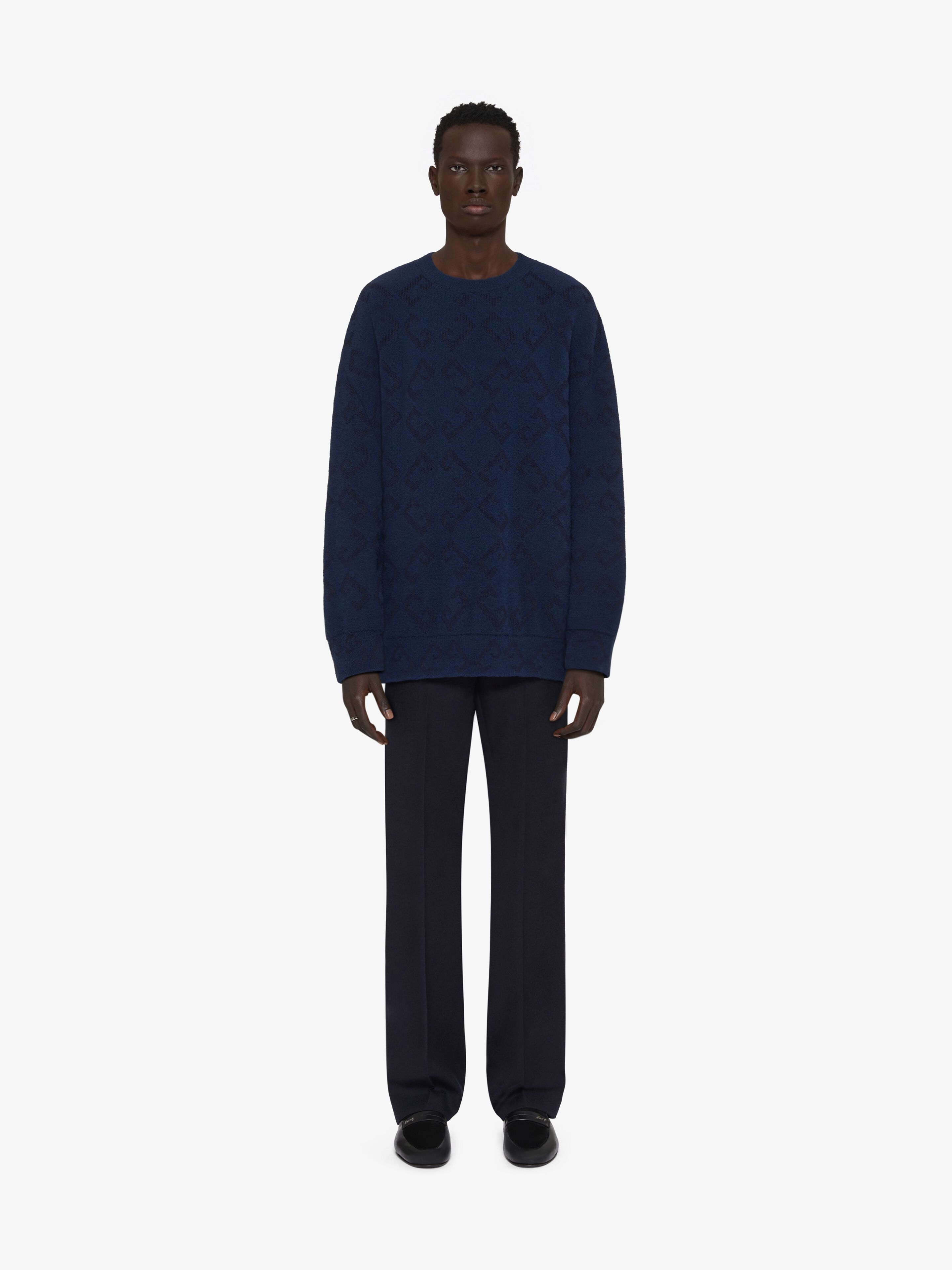 Givenchy o1w1db10925 Crew Neck Jumper in Blue Size US S / EU 44-46 / 1 - 2 Thumbnail