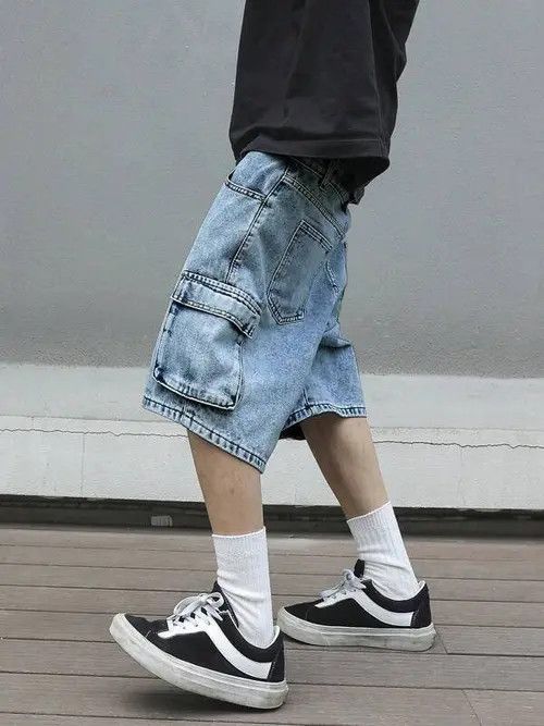 Other Minami x Kouda Cargo Y2k Shorts Jorts jeans washed Size US 32 / EU 48 - 4 Thumbnail