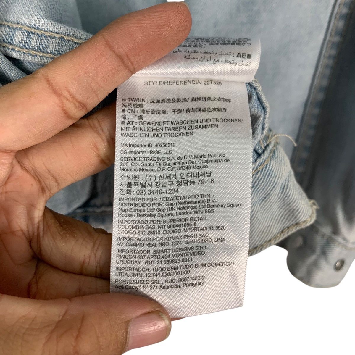 Gap GAP 1969 Washed Denim Jacket #1290-C58 Size L / US 10 / IT 46 - 20 Thumbnail