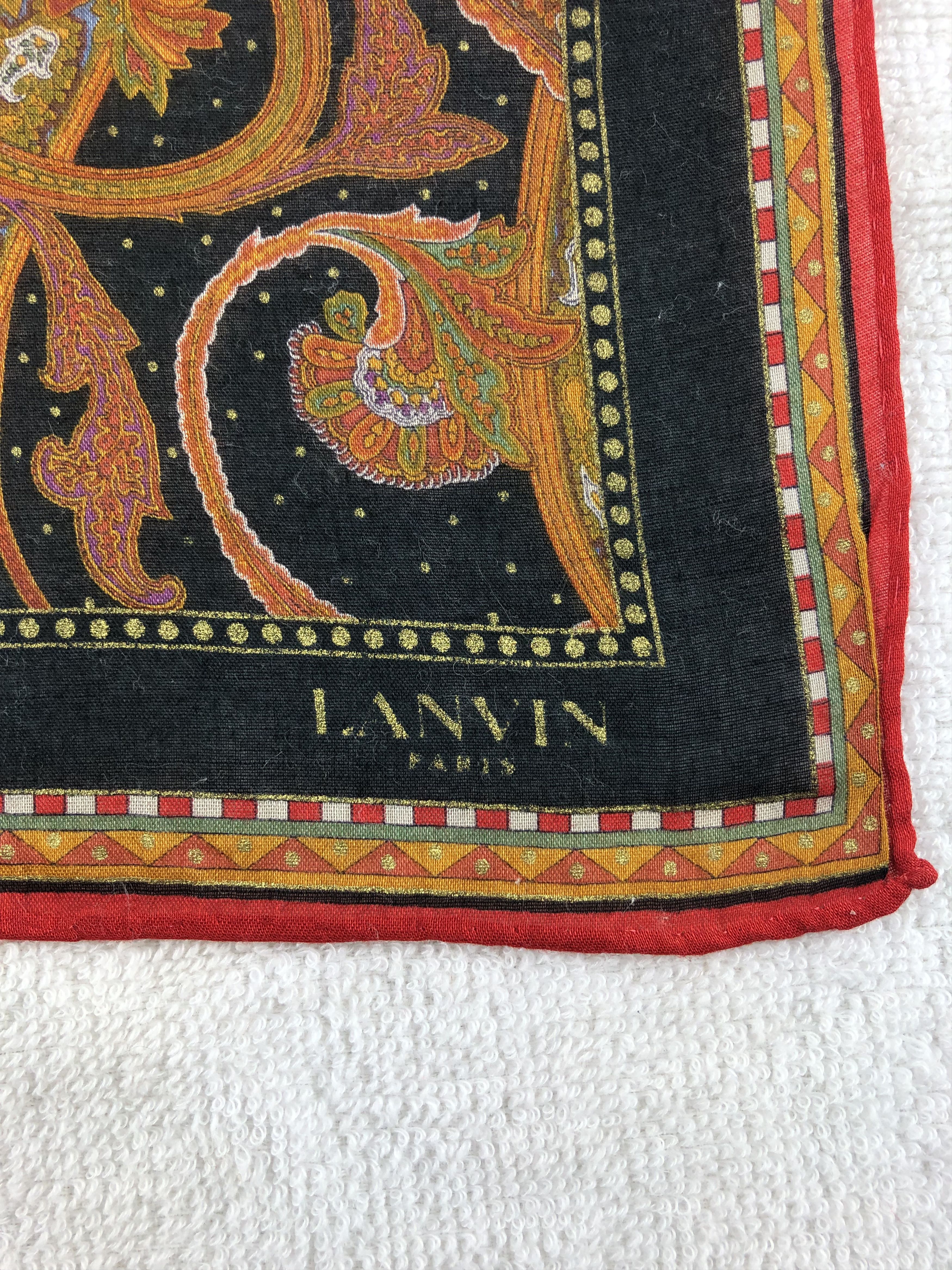 Lanvin Lanvin Handkerchief / Bandana / Neckerchief Size ONE SIZE - 5 Thumbnail