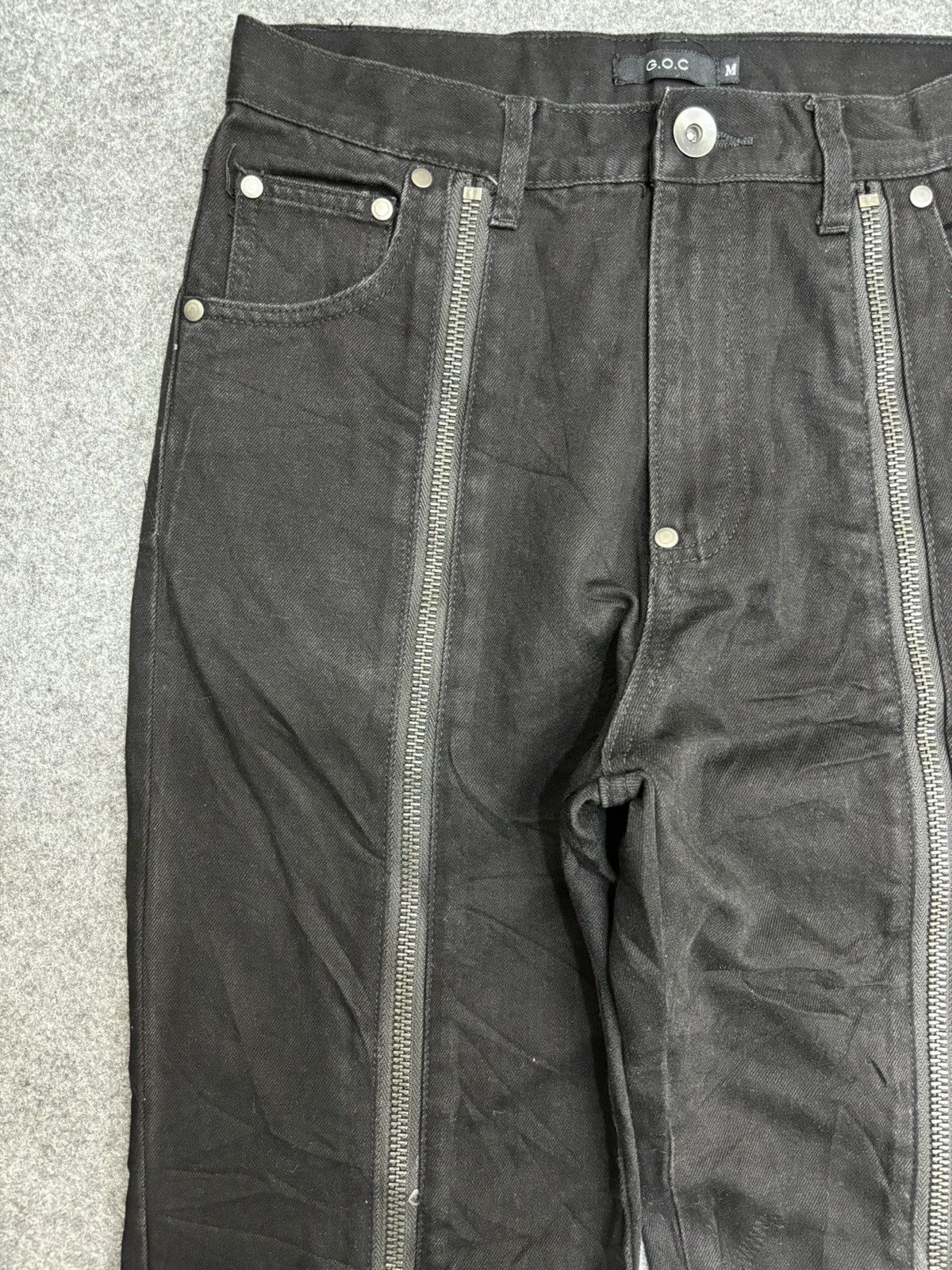 Seditionaries 💥Avant Garde💥Very Rare GOC Full Zipper Denim F536 Size US 28 / EU 44 - 5 Thumbnail