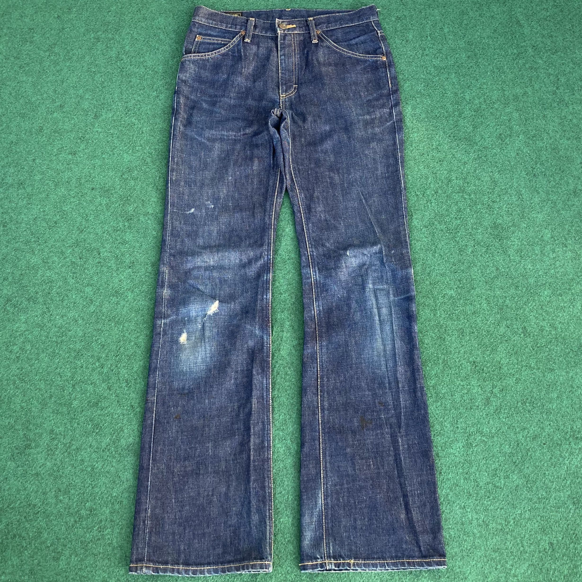 Lee Vtg Lee Riders Denim Bootcut Flare Grunge Jeans Size US 31 - 1 Thumbnail