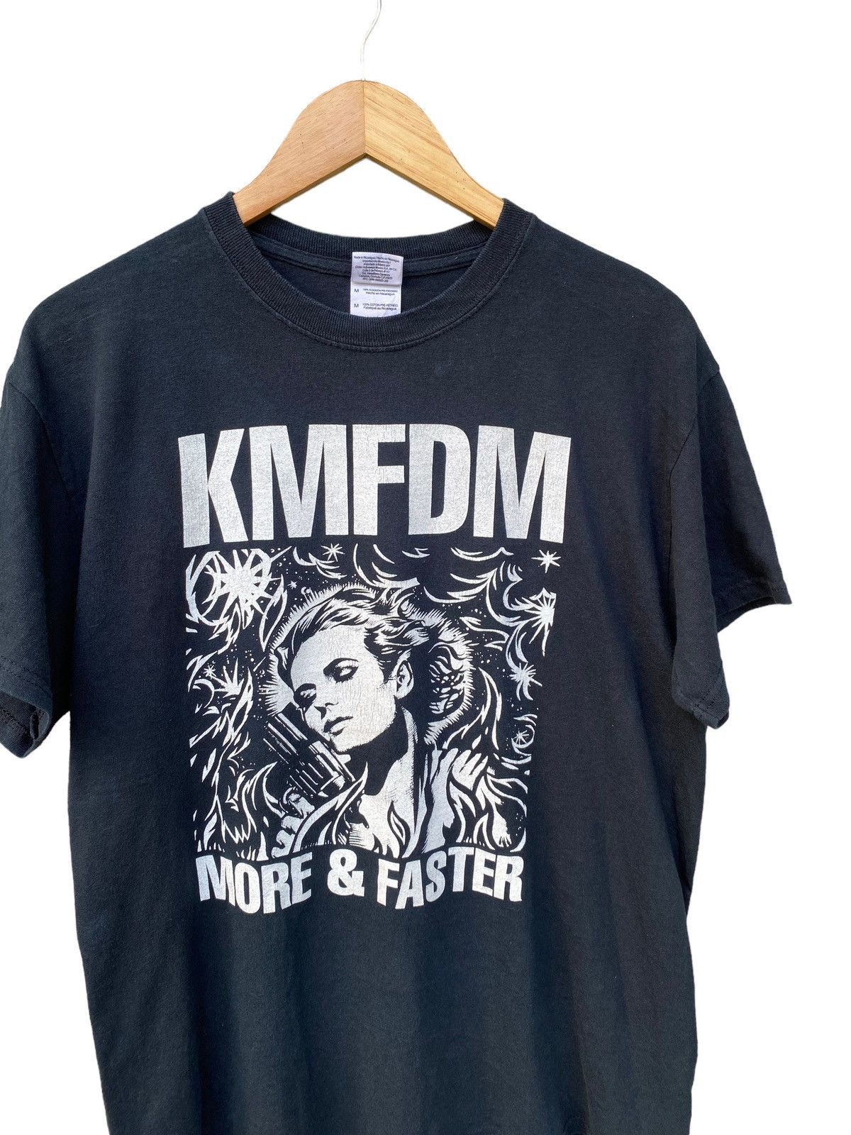 Band Tees Vintage KMFDM more & faster band / tour t shirt Size US M / EU 48-50 / 2 - 1 Thumbnail