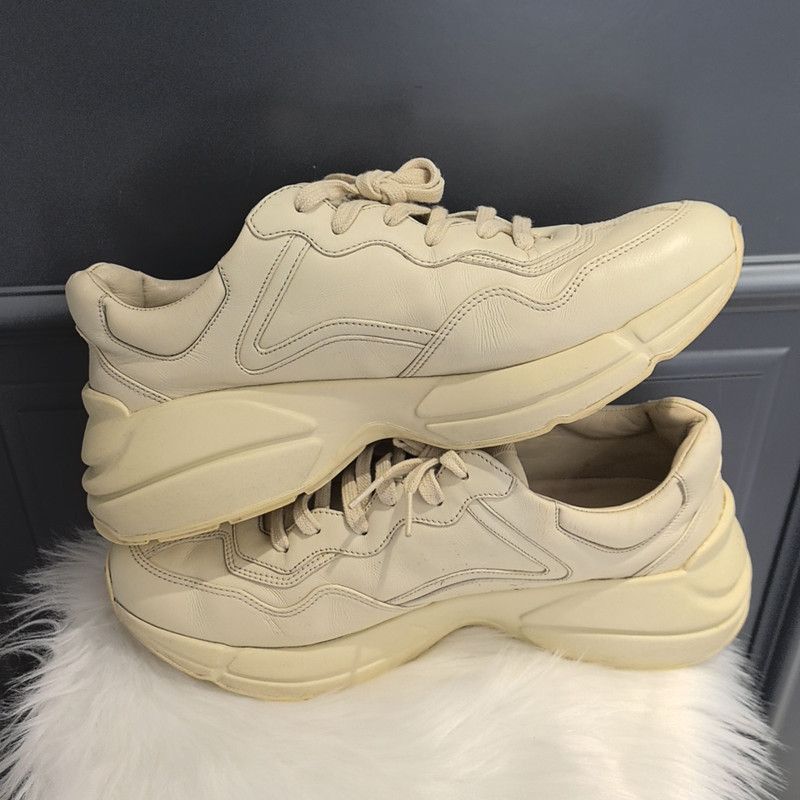 Gucci Gucci Rhyton Classic Thick Sole Dad Sneakers - Size US 9.5 / EU 42-43 - 6 Thumbnail
