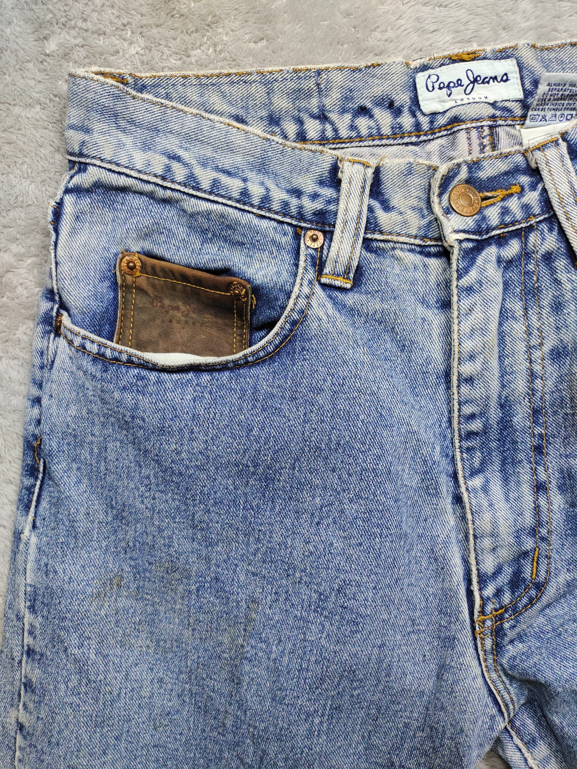 Pepe Jeans VINTAGE DISTRESSED PEPE JEANS LONDON BLUE DENIM JEANS Size US 30 / EU 46 - 6 Thumbnail