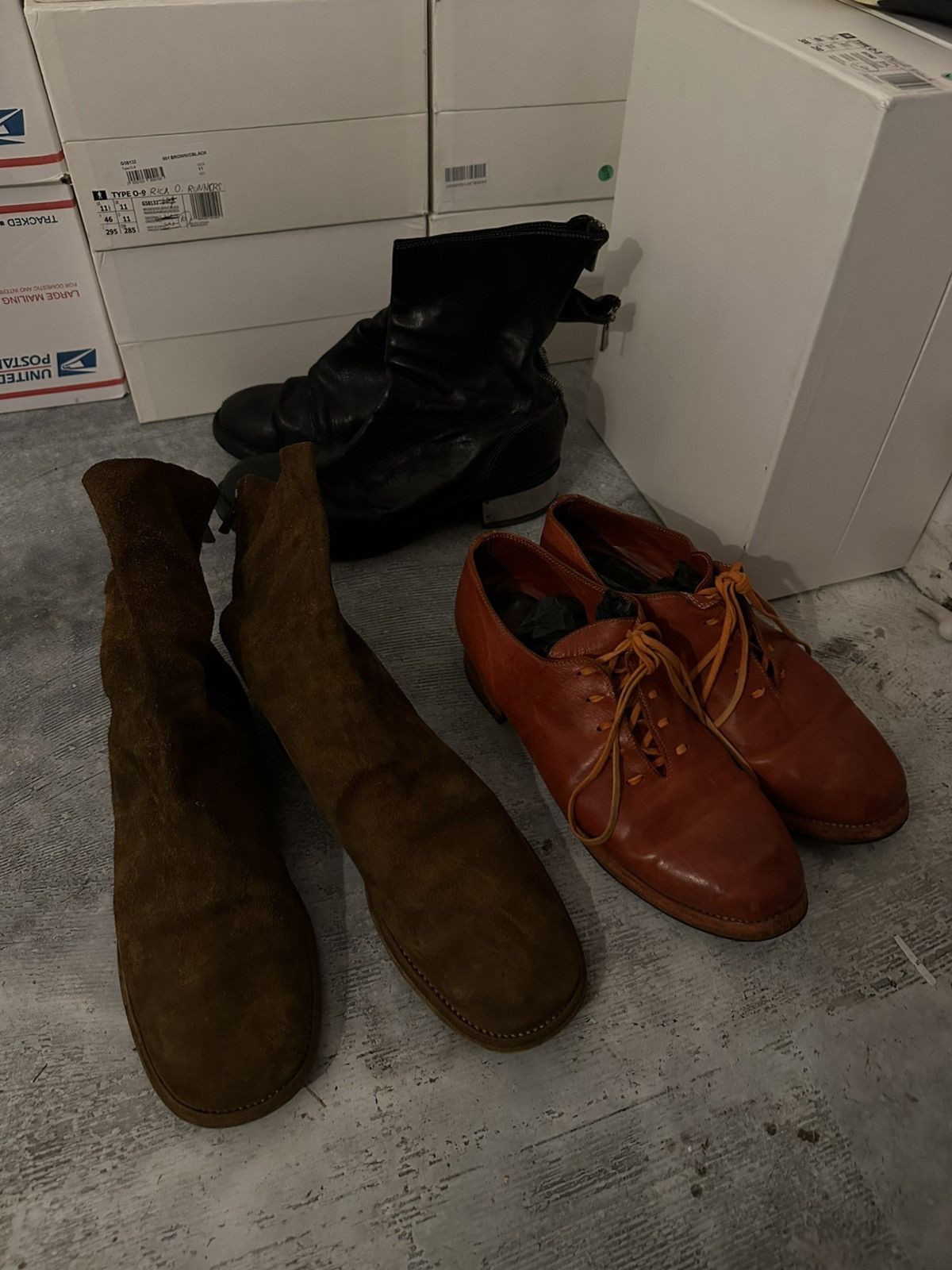 Guidi Cowboy guidi : 986 in reverse buffalo suede IT46/US13 Size US 13 / EU 46 - 9 Thumbnail