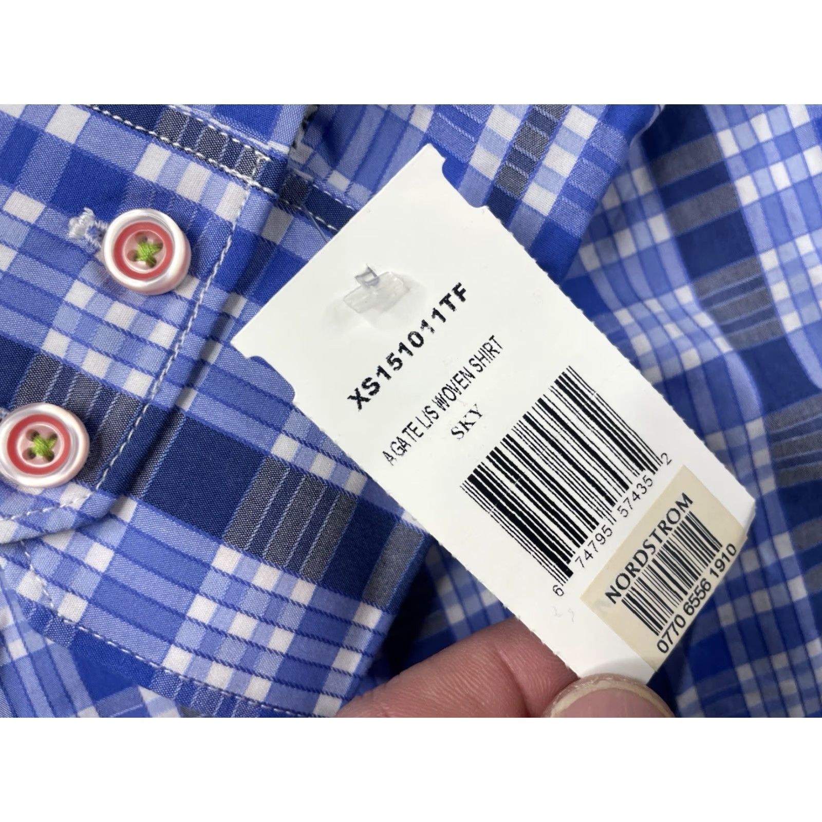 Robert Graham NWT Robert Graham X Shirt Mens M Plaid Paisley Button-Down Blue Multicolor Long Sleeve Cotton Button-Up Embroidered Contrast Trim Size US M / EU 48-50 / 2 - 4 Thumbnail