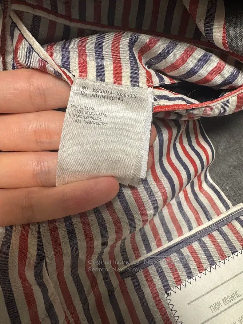 Thom Browne Thom Browne Classic Gray Blazers Size US XS / EU 42 / 0 - 5 Thumbnail