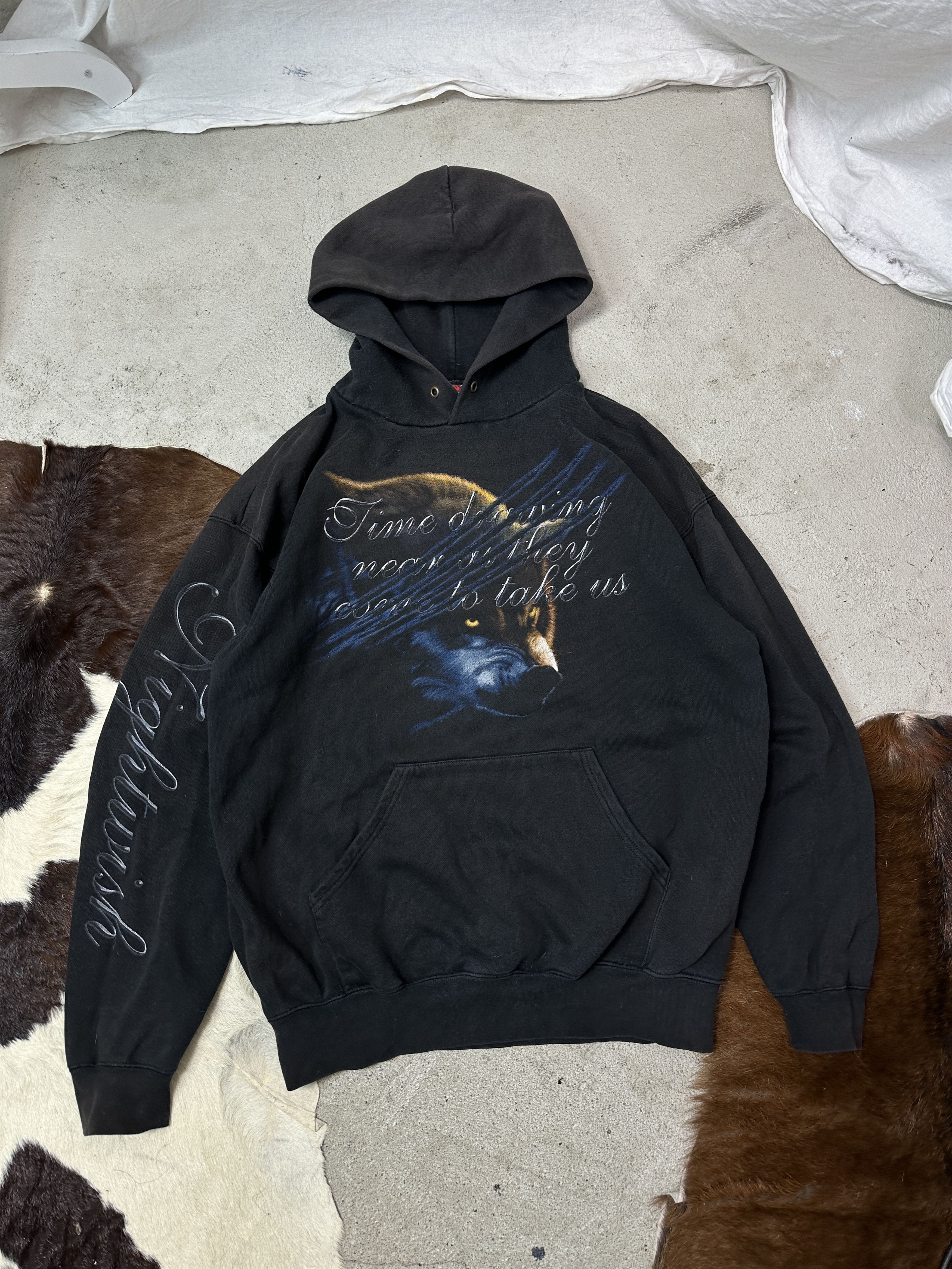 Vintage Vintage Streetwear Skater Nightwish Sporty Hoodie Y2K Size US L / EU 52-54 / 3 - 1 Thumbnail
