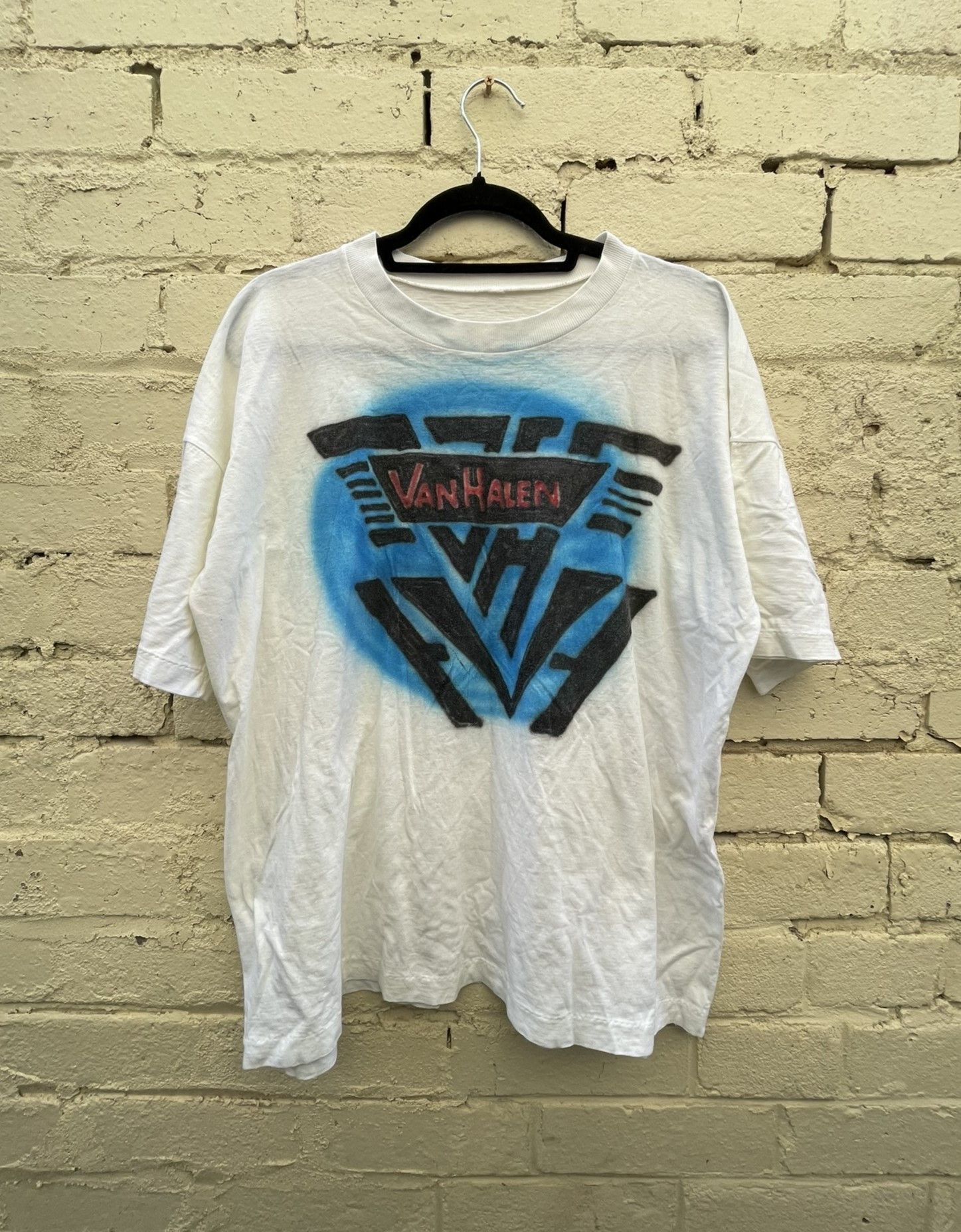 Band Tees Vintage 90s 80s Parking Lot Bootleg Band T-Shirt Van Halen Size US XL / EU 56 / 4 - 1 Thumbnail