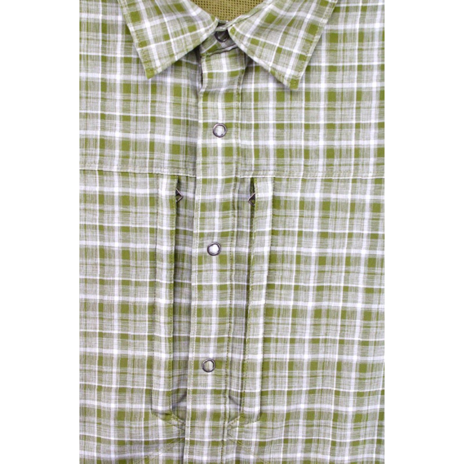 Vintage VINTAGE 5.11 Tactical Shirt Men's Medium Green Plaid Snap Up Zipper Pockets Stylish Size US M / EU 48-50 / 2 - 3 Thumbnail