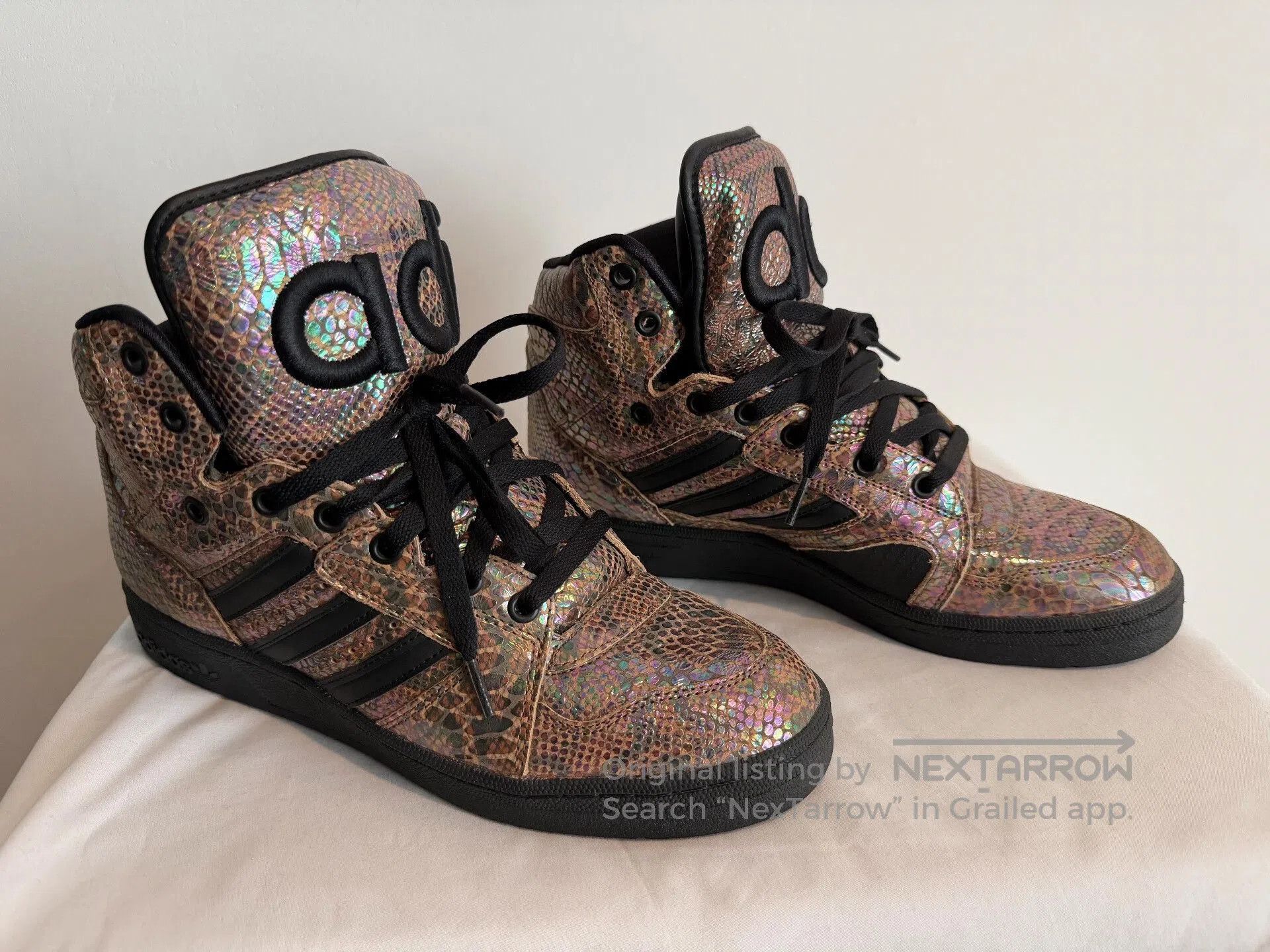 Jeremy Scott Adidas Jeremy Scott Instinct Hi Sneakers. Size US 10 / EU 43 - 6 Thumbnail