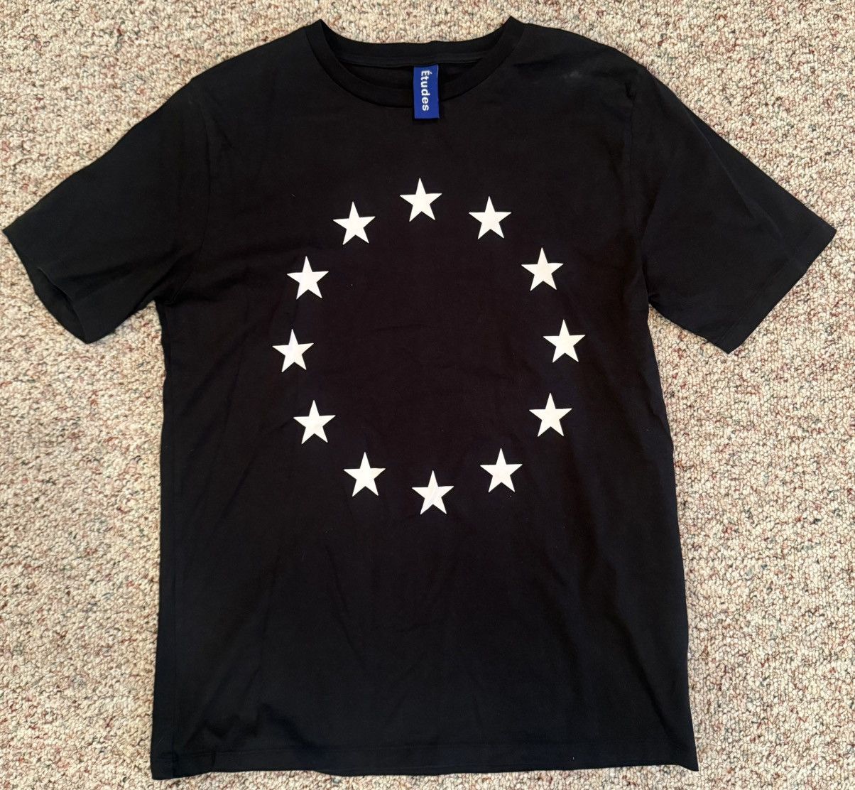 Etudes Etudes Black Europa Stars Tee Size US M / EU 48-50 / 2 - 1 Thumbnail