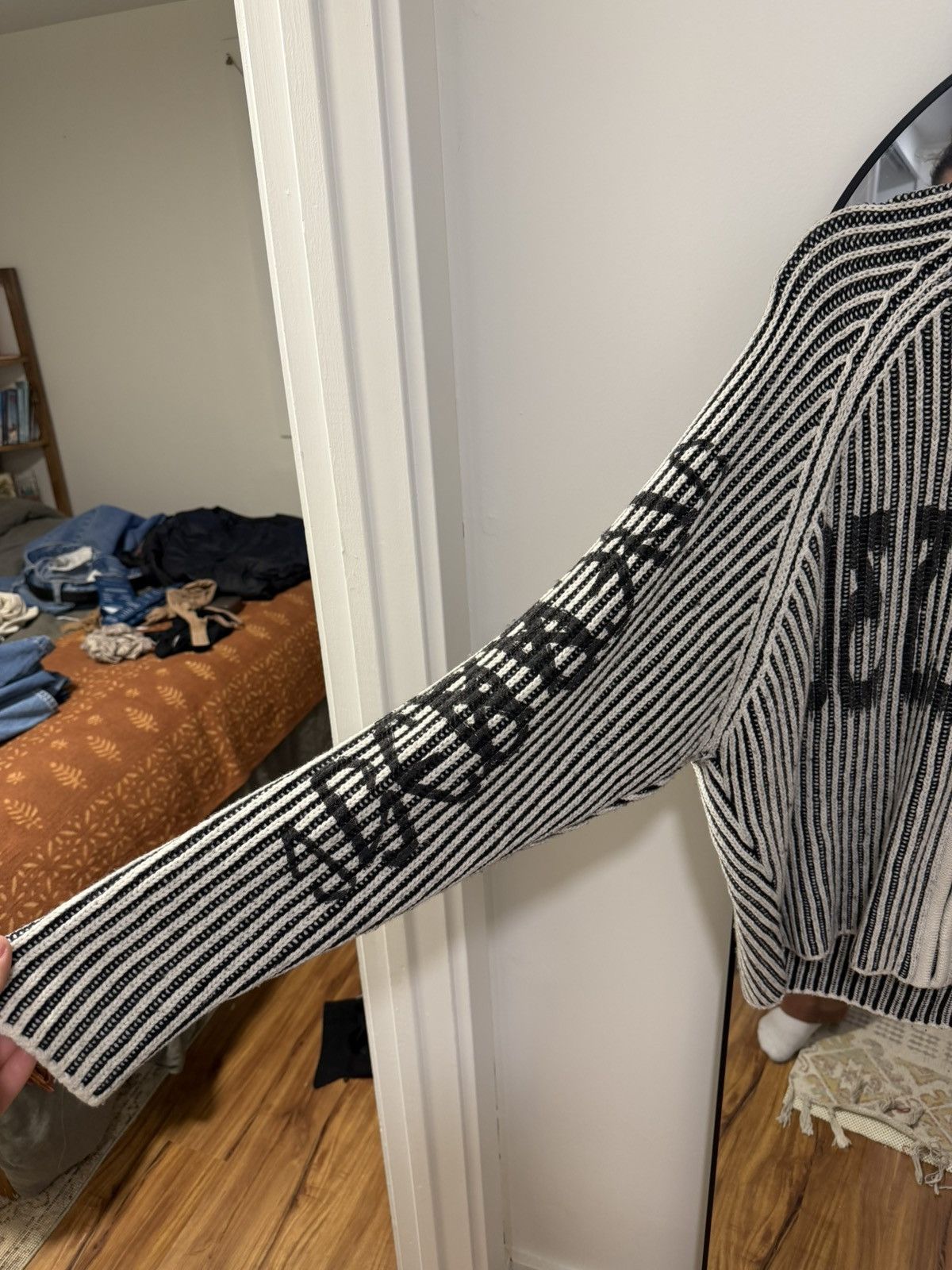 Other o32c Striped Zip-Up Sweater Size US S / EU 44-46 / 1 - 4 Thumbnail
