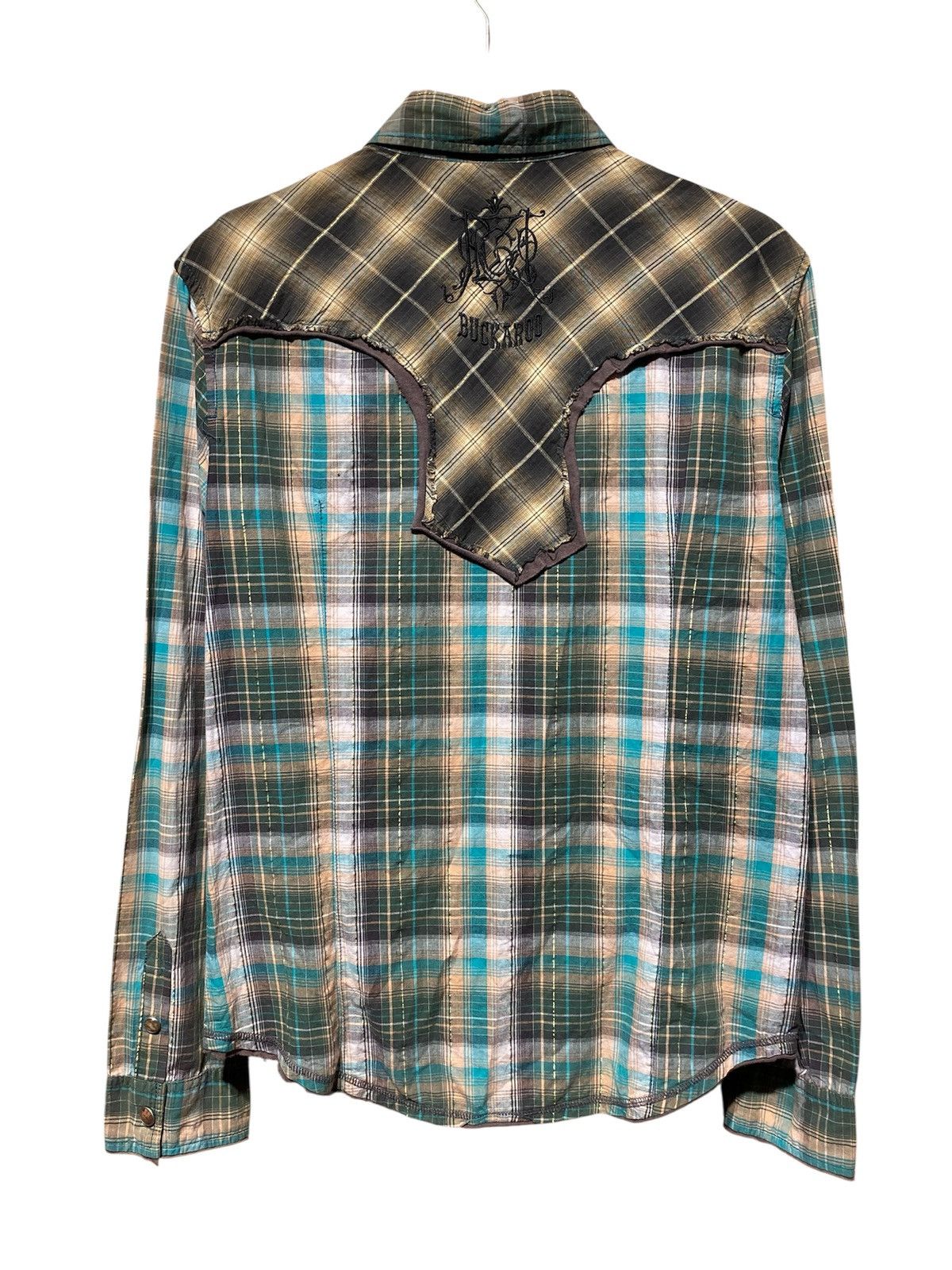 Tornado Mart Buckaroo Western Pearl Snap Button Gothic Punk Kmrii LGB Size US L / EU 52-54 / 3 - 2 Thumbnail