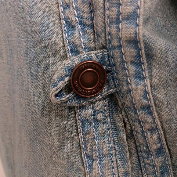 Lafayette 148 LAFAYETTE 148 NEW YORK Denim Yarn & Org Chambray Bomber - XS Size XS / US 0-2 / IT 36-38 - 15 Thumbnail