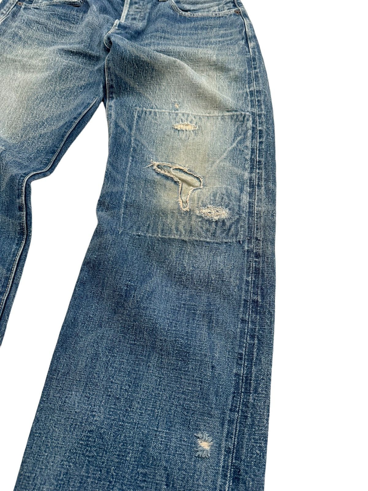 Kapital OG KIRO Kountry Boro Distressed Denim Size US 34 / EU 50 - 5 Thumbnail