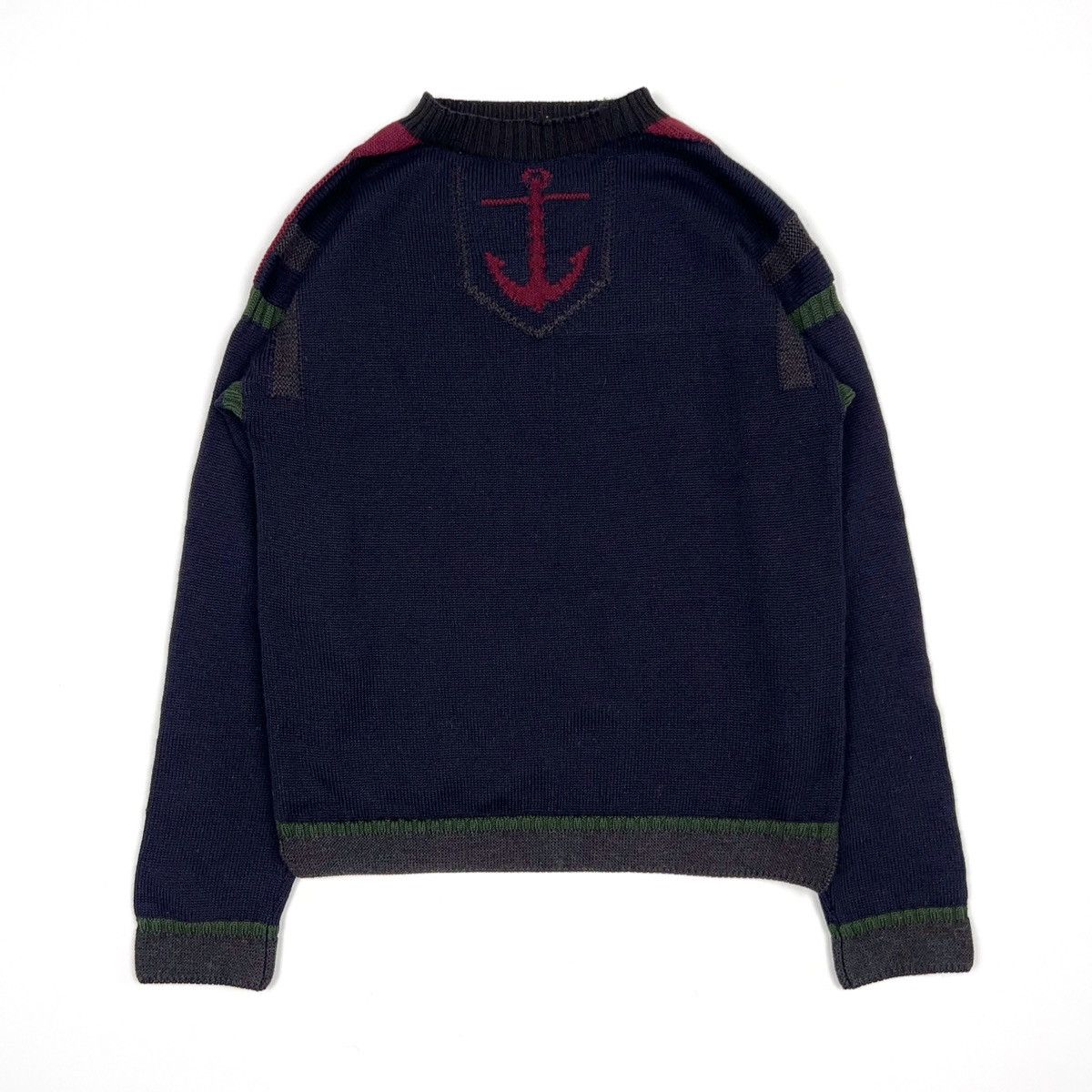 Jean Paul Gaultier Jean Paul Gaultier Vintage Knit Sweater Anchor Archive Size US XL / EU 56 / 4 - 3 Thumbnail